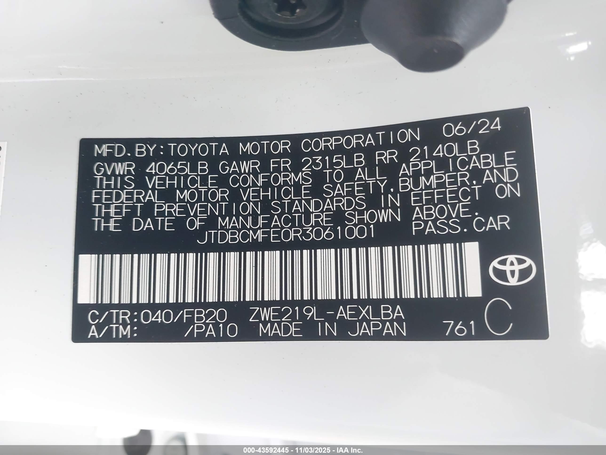 TOYOTA COROLLA image 9