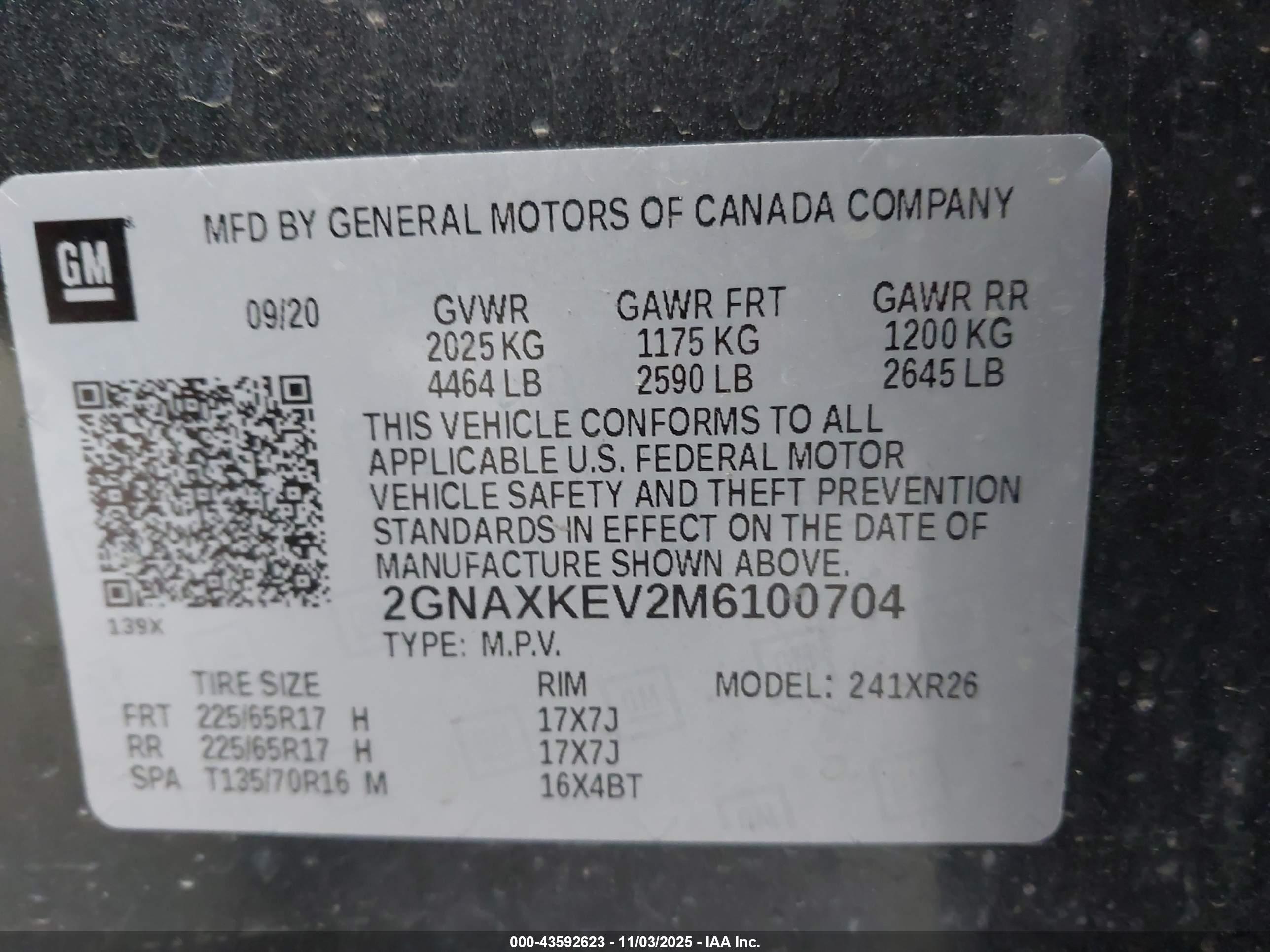 CHEVROLET EQUINOX image 9