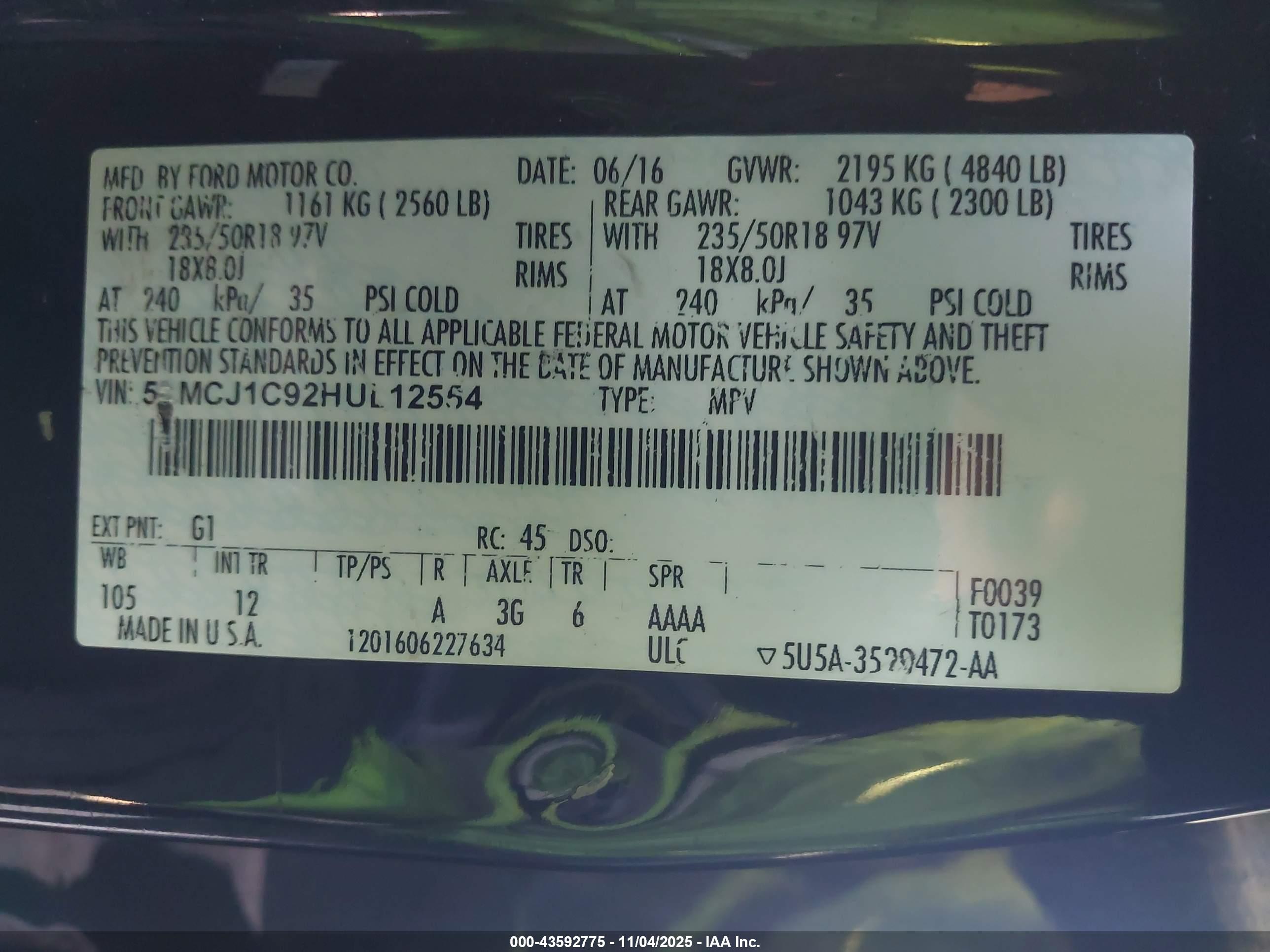 LINCOLN MKC image 9