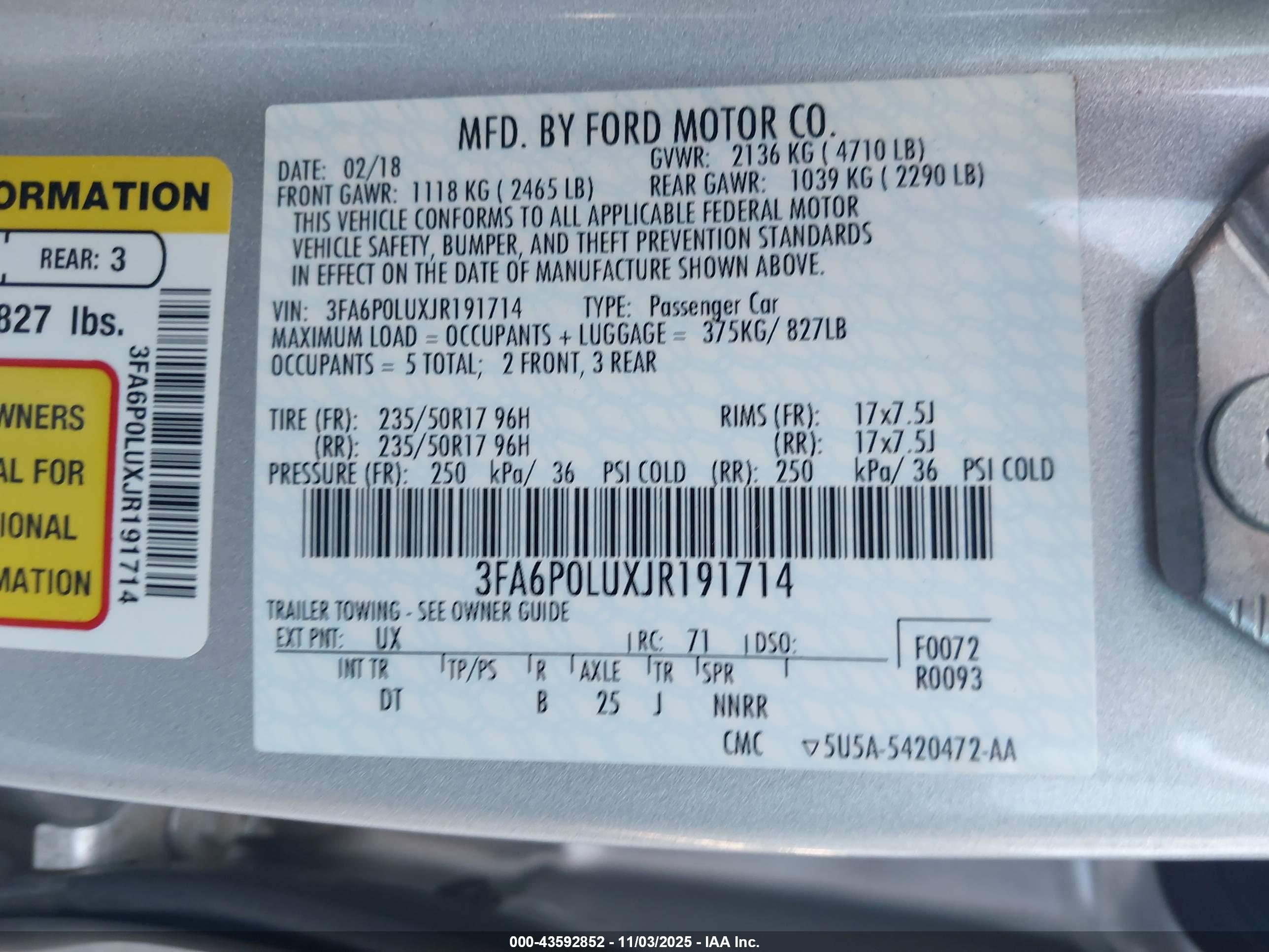 FORD FUSION image 9