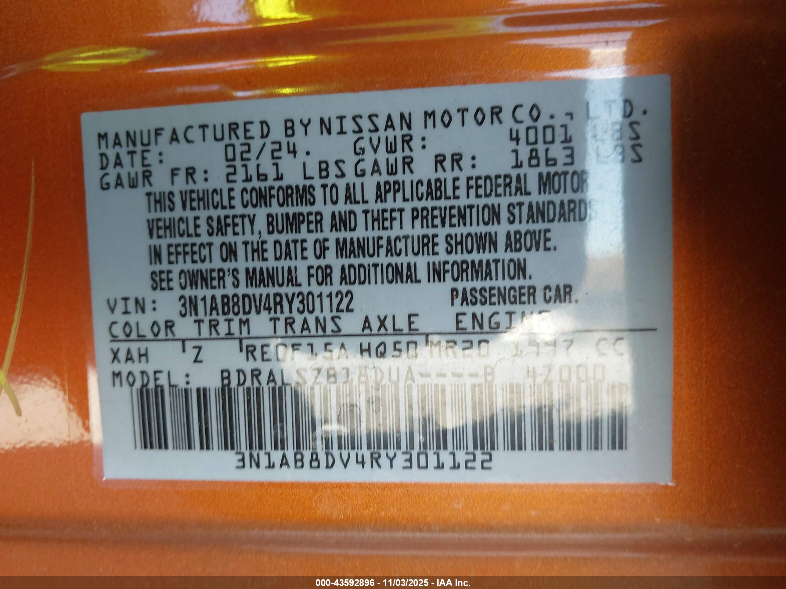 NISSAN SENTRA image 9
