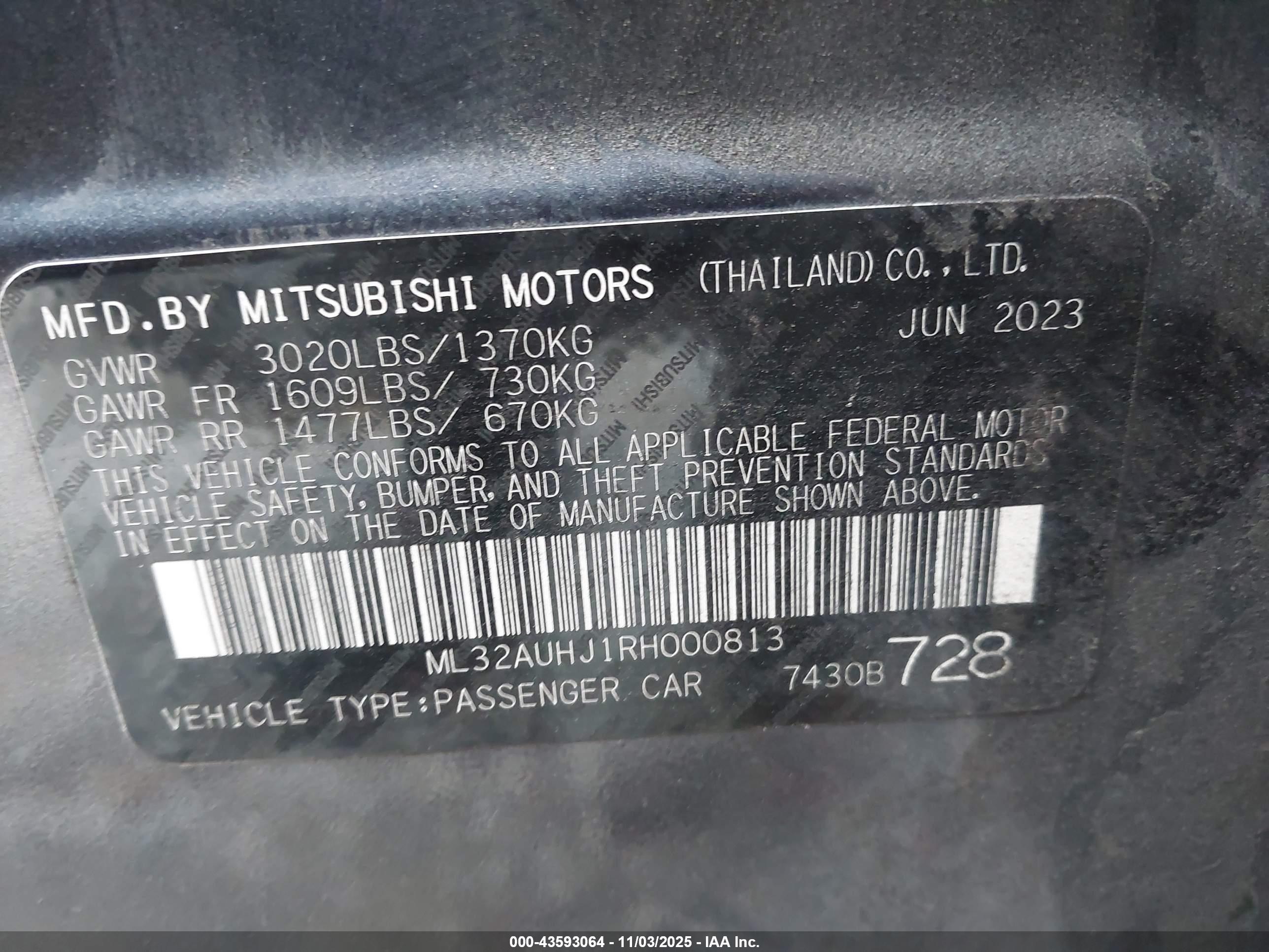 MITSUBISHI MIRAGE image 9