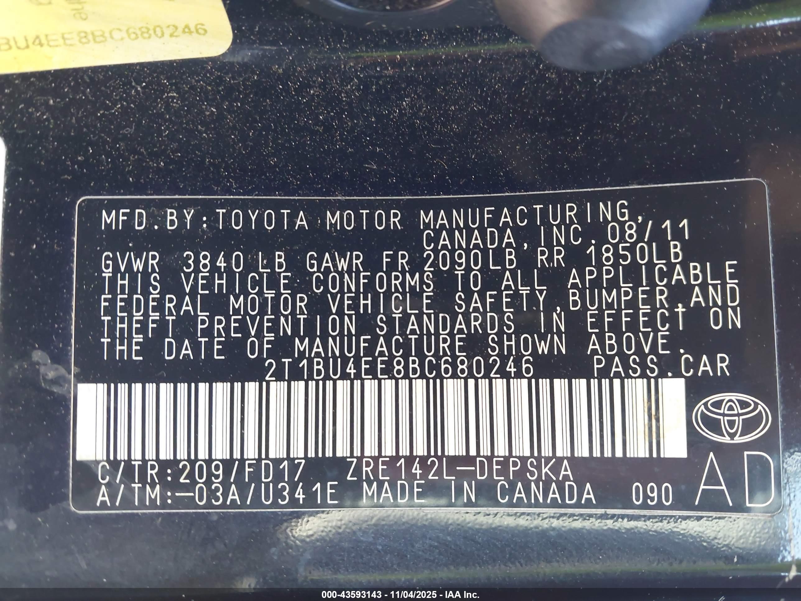 TOYOTA COROLLA image 9