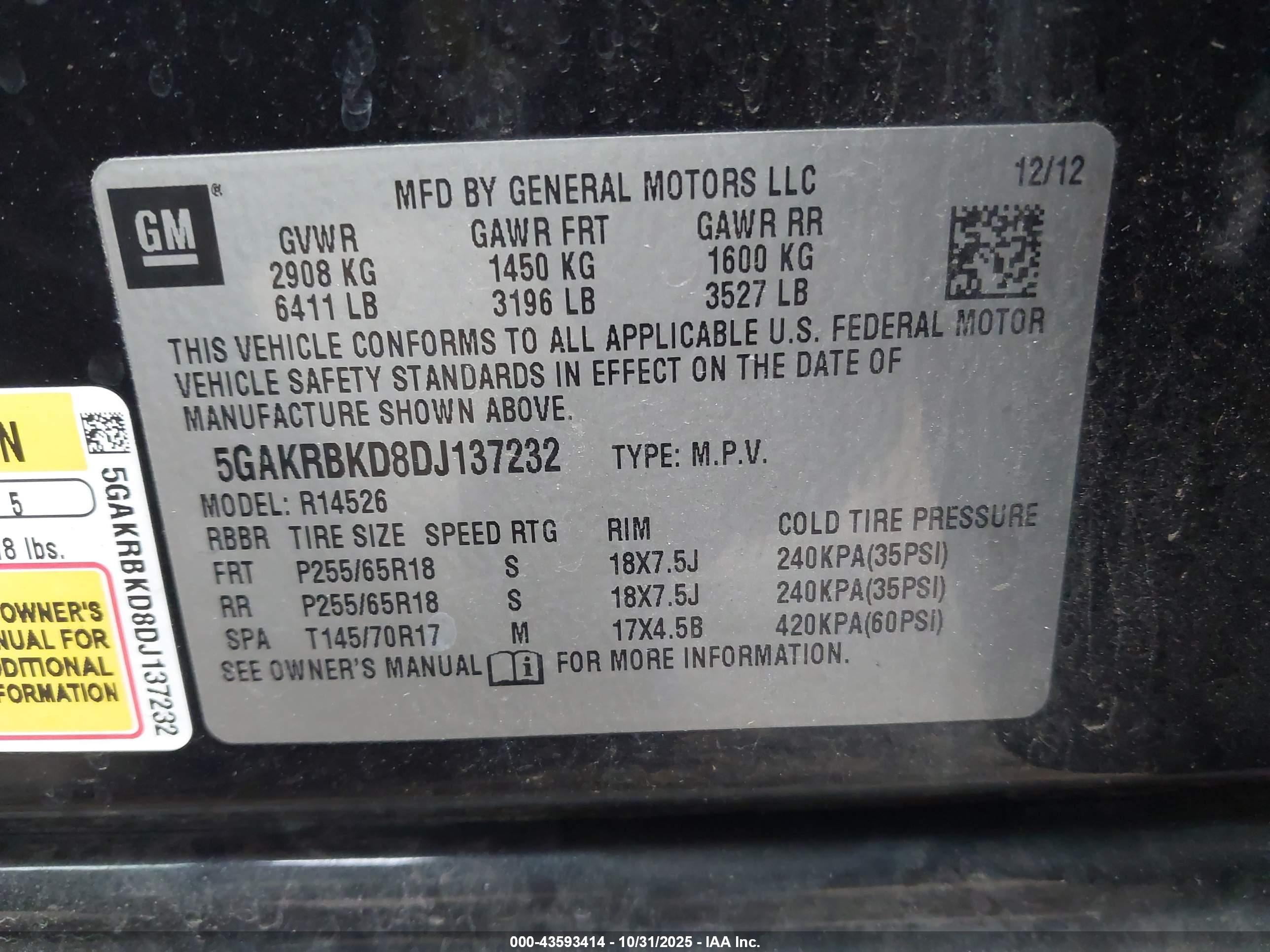 BUICK ENCLAVE image 9