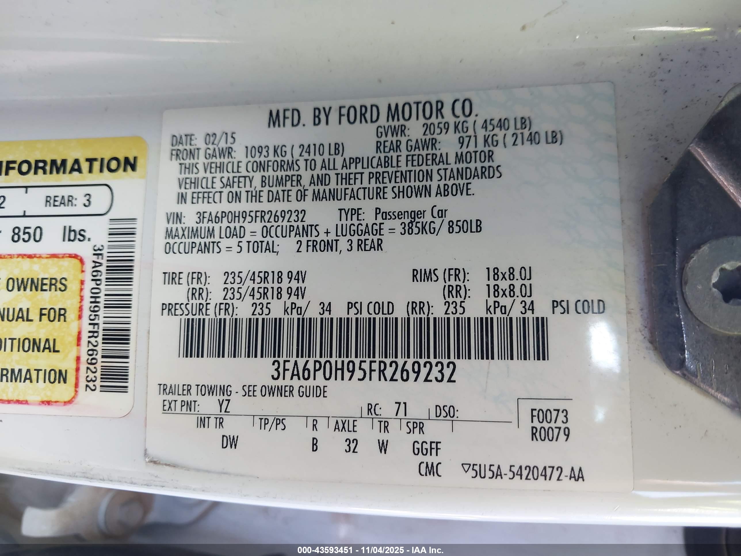 FORD FUSION image 9