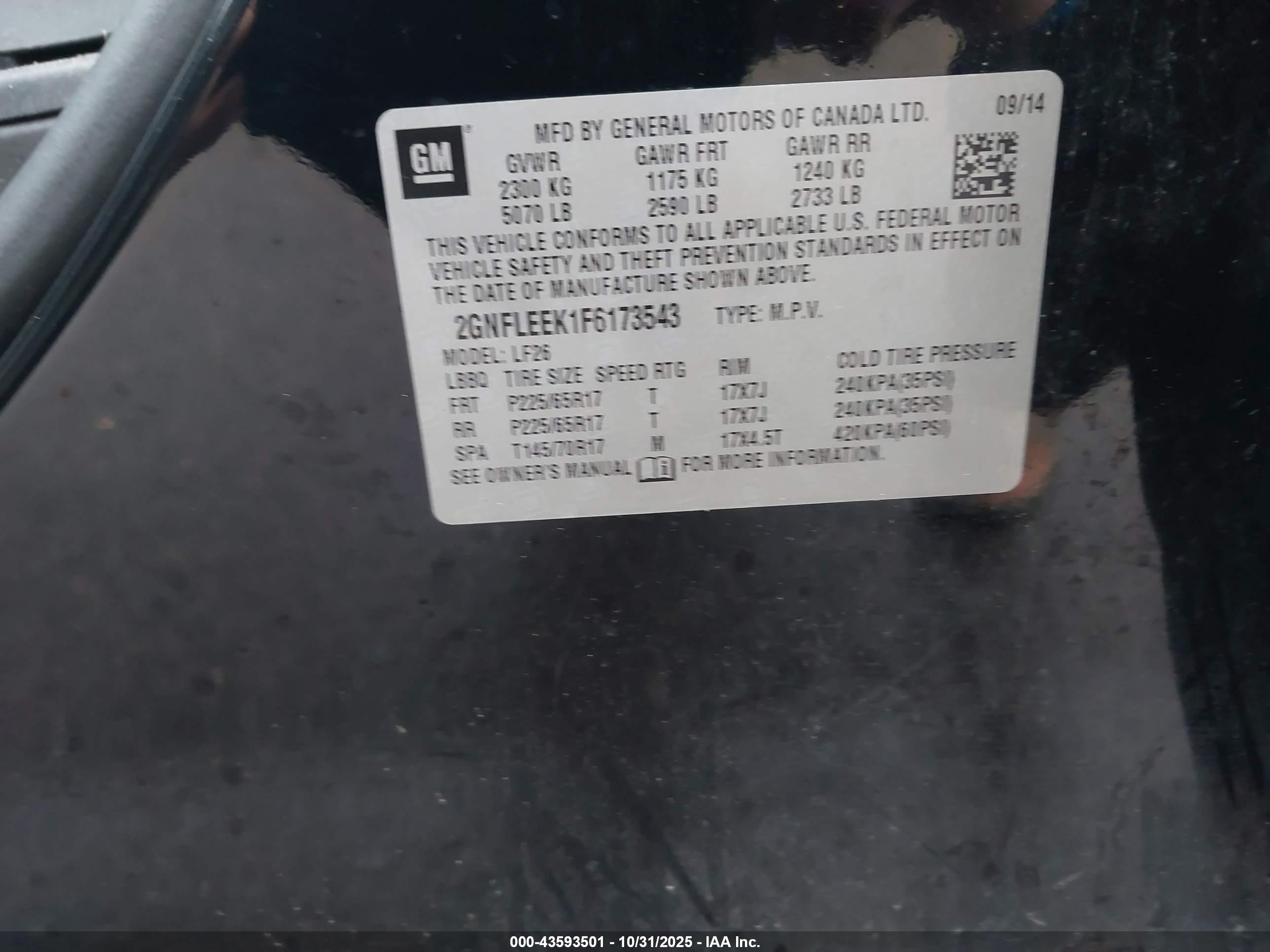CHEVROLET EQUINOX image 9