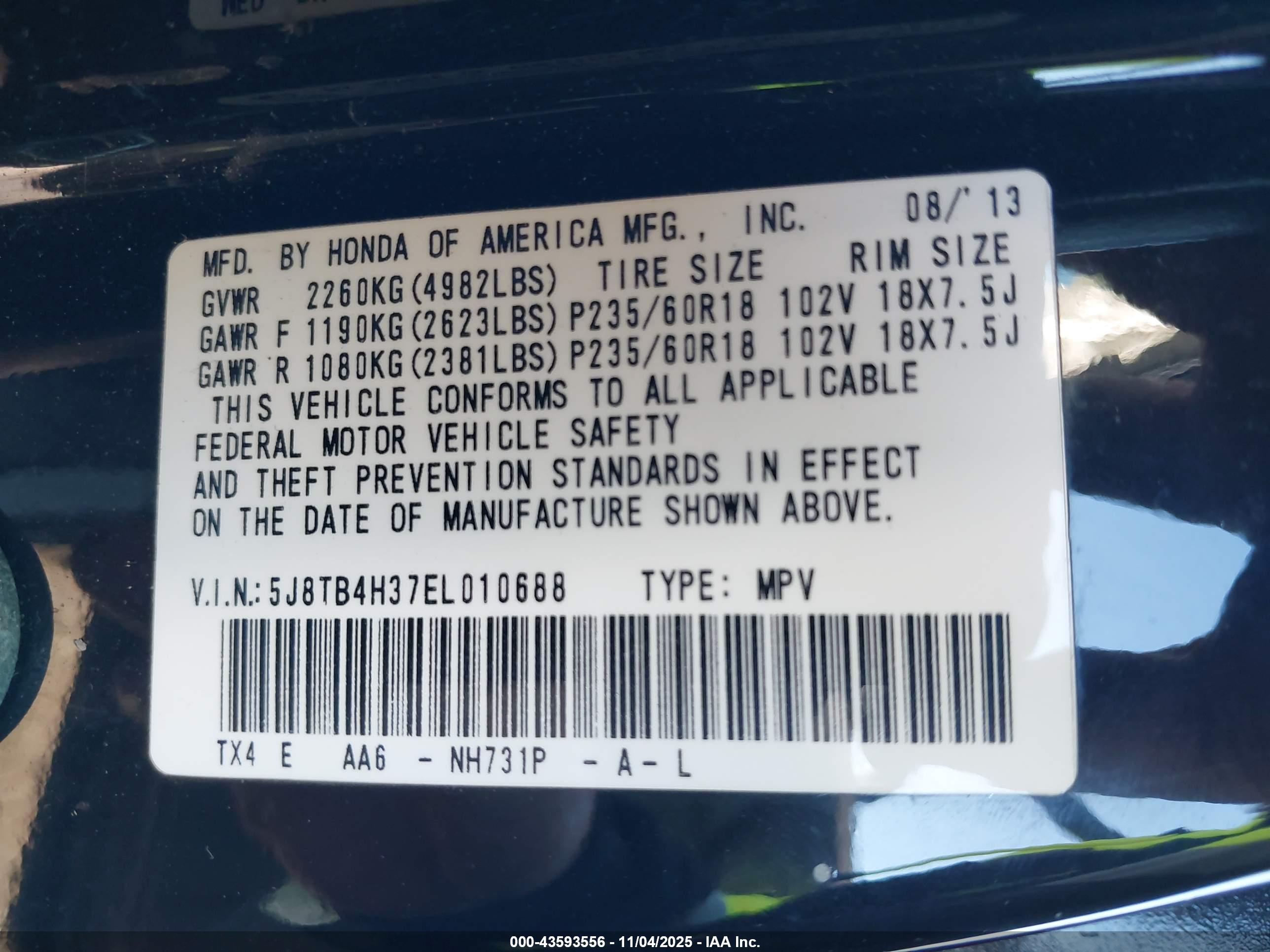 ACURA RDX image 9