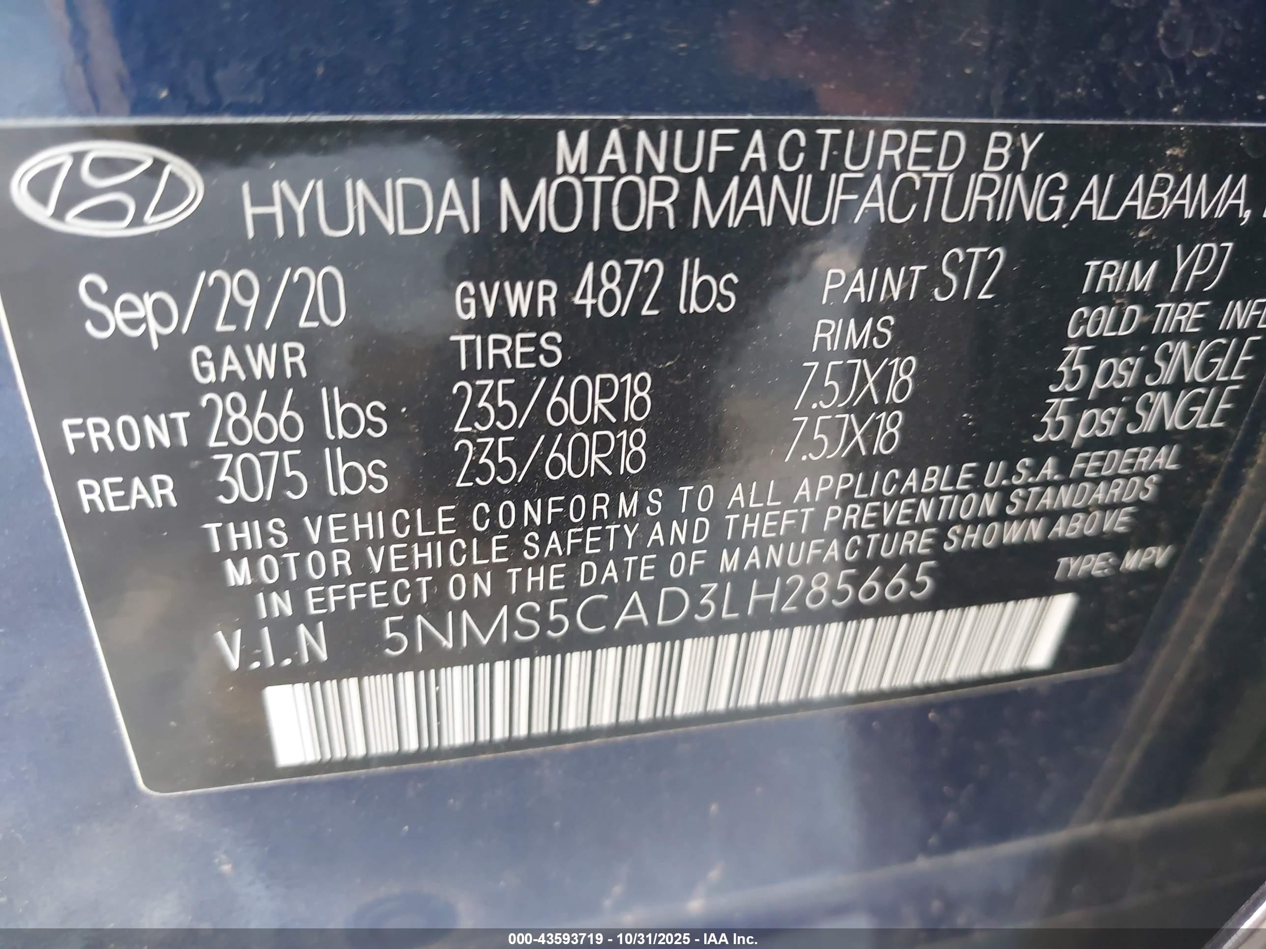 HYUNDAI SANTA image 9