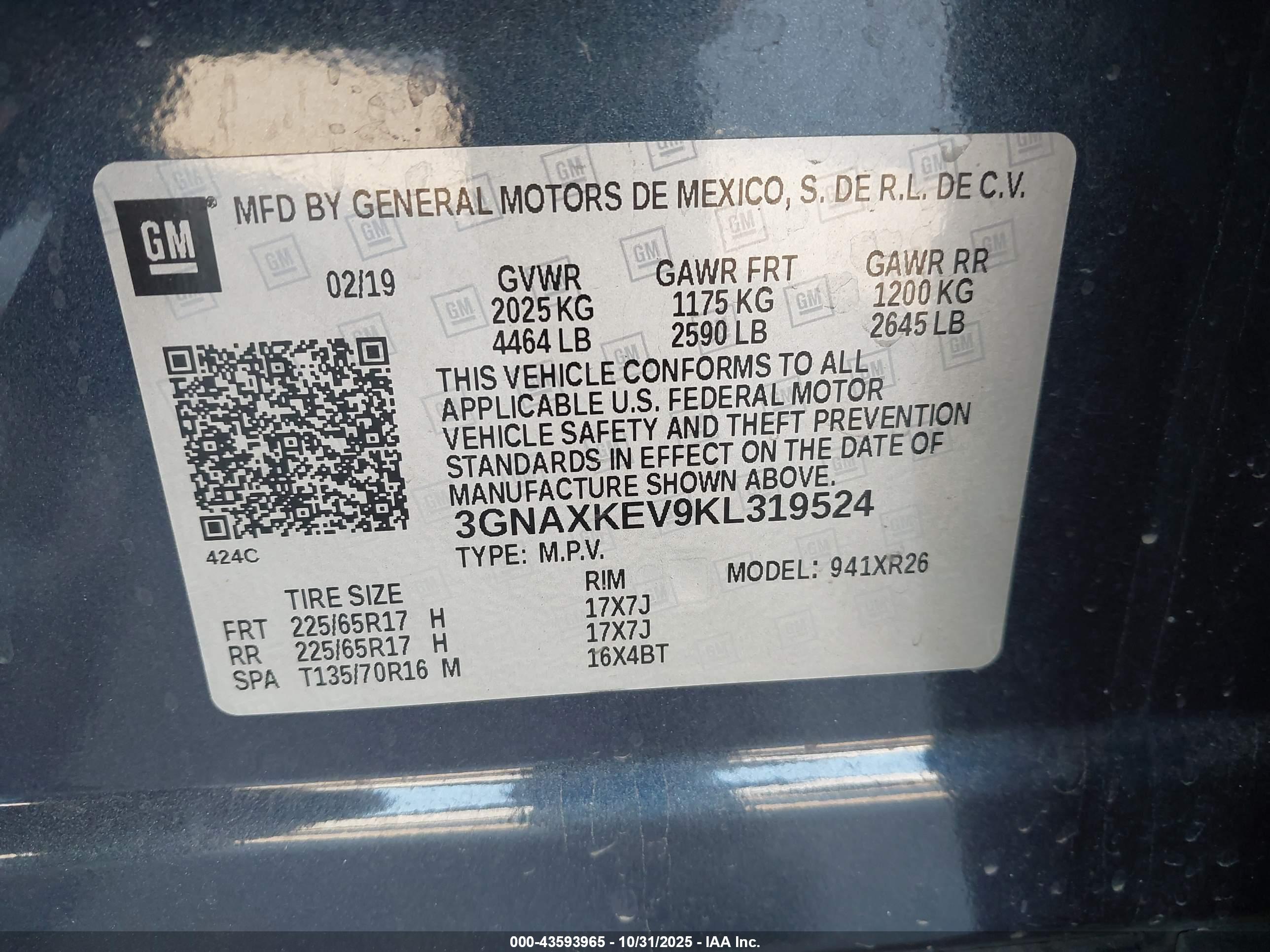 CHEVROLET EQUINOX image 9