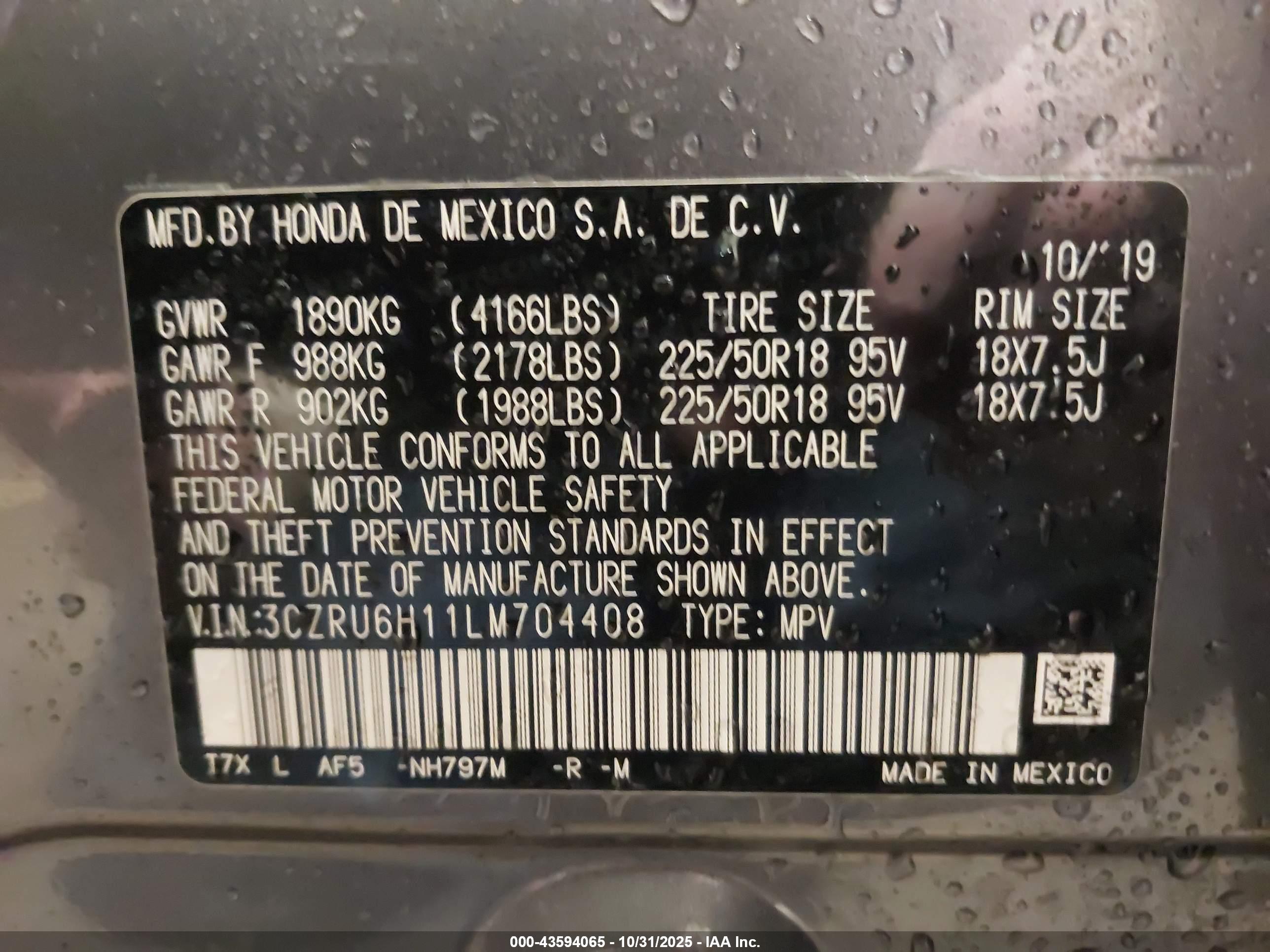 HONDA HR-V image 9