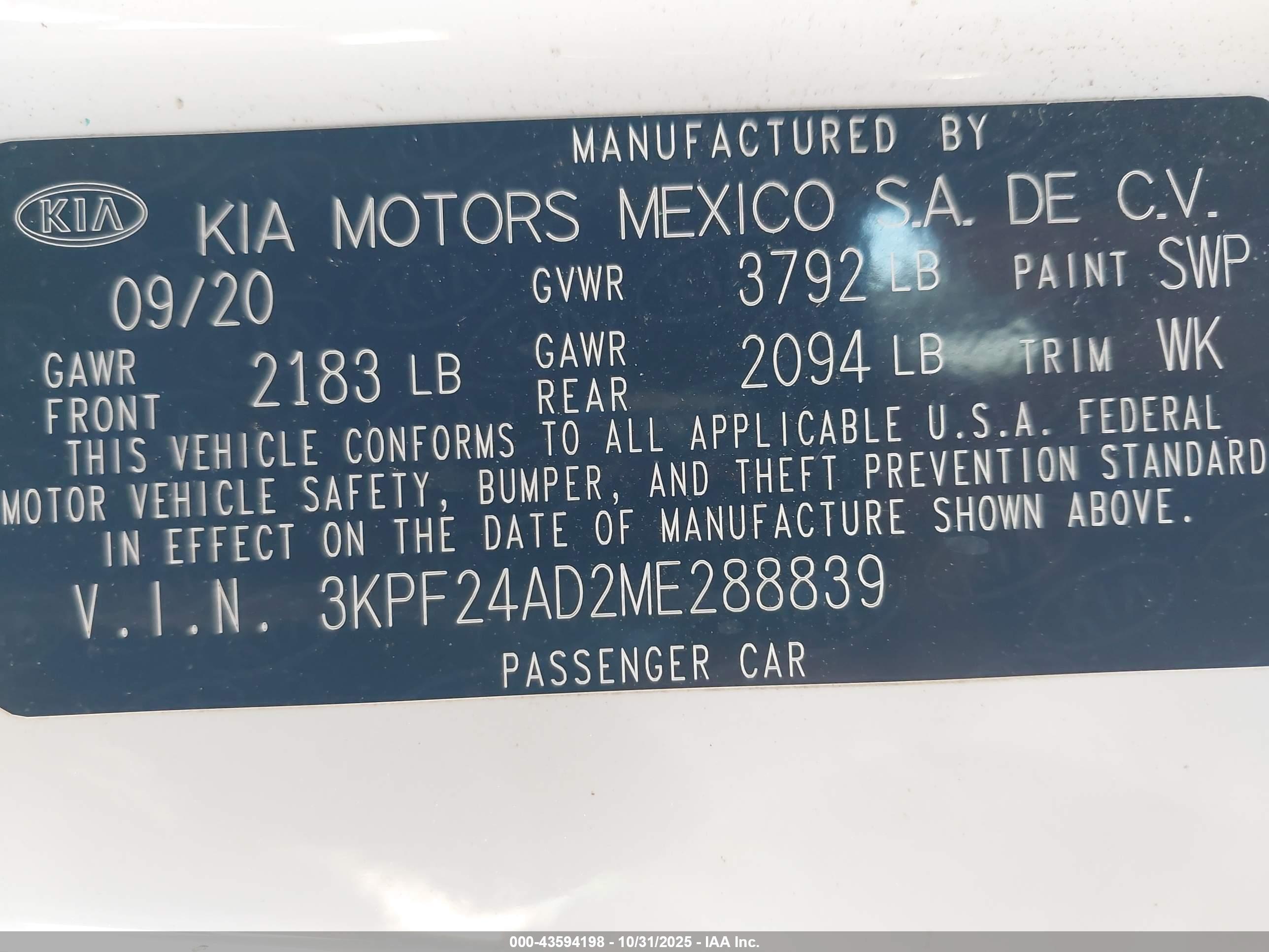 KIA FORTE image 9