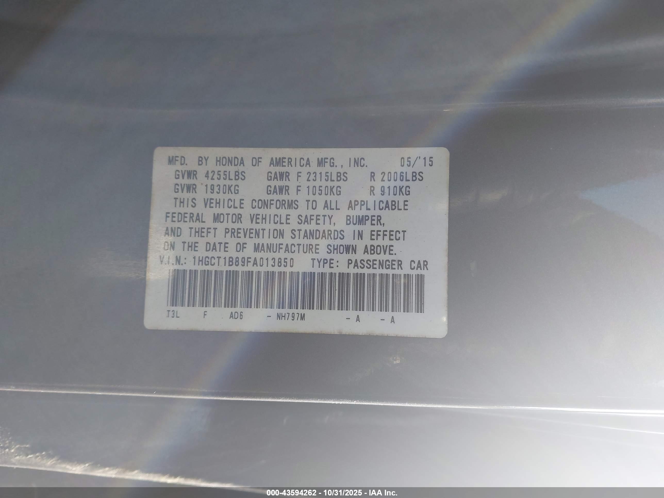HONDA ACCORD image 9