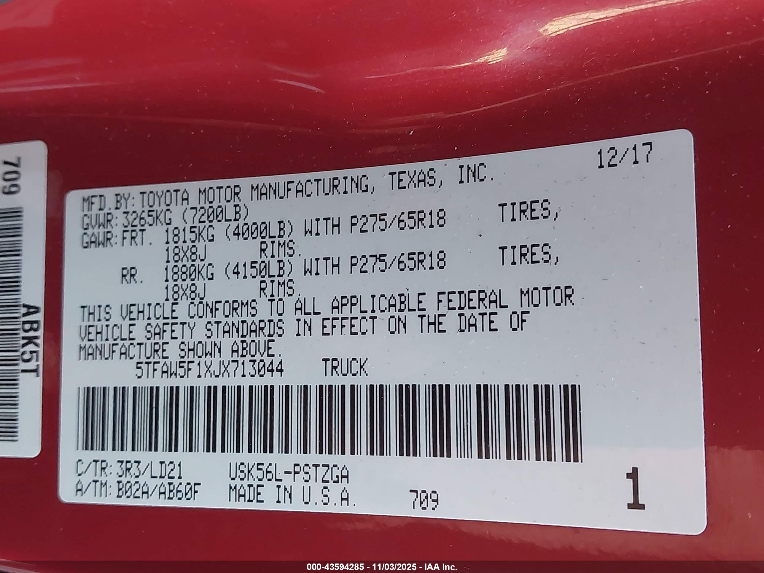 TOYOTA TUNDRA image 9