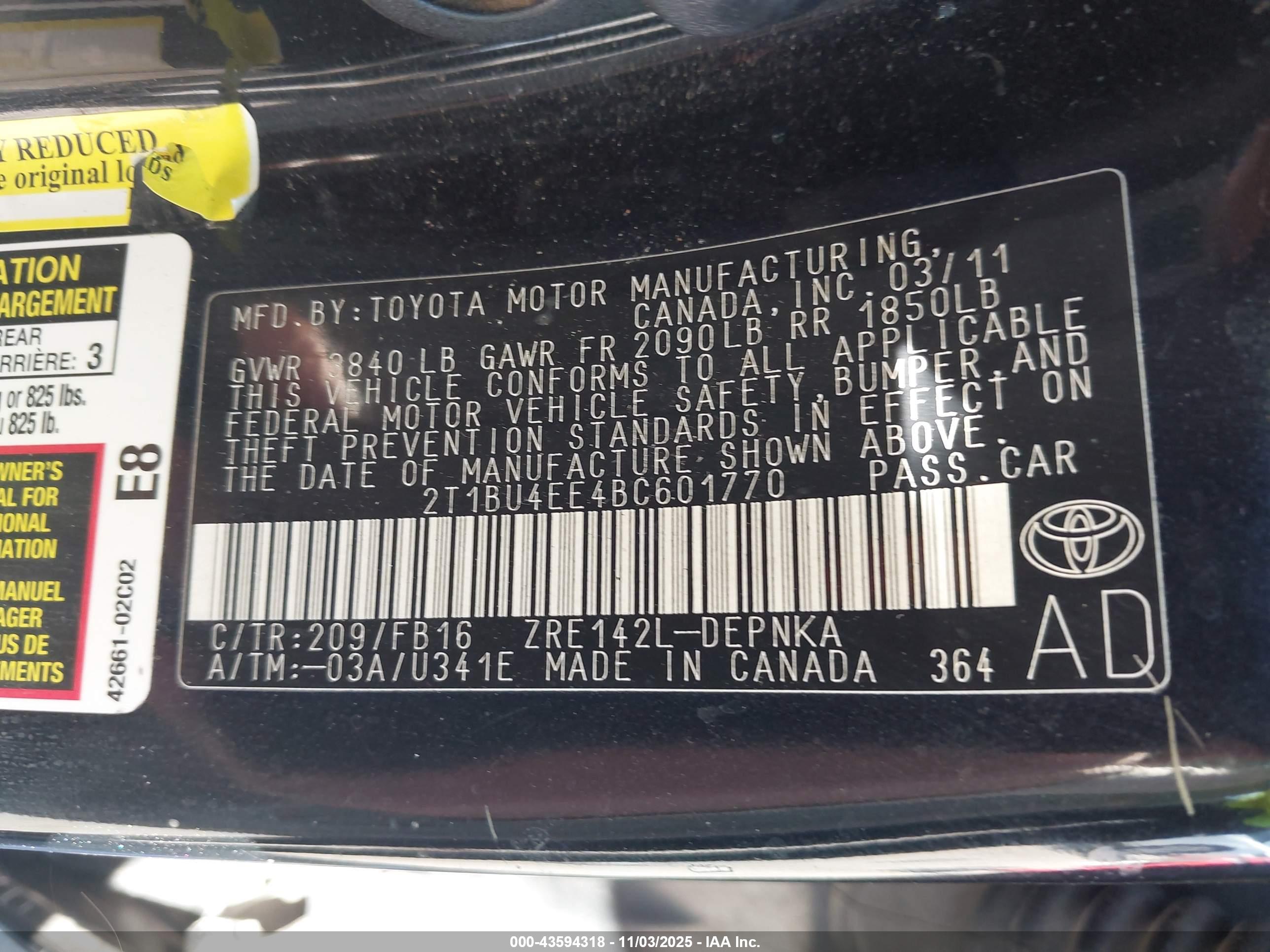 TOYOTA COROLLA image 9