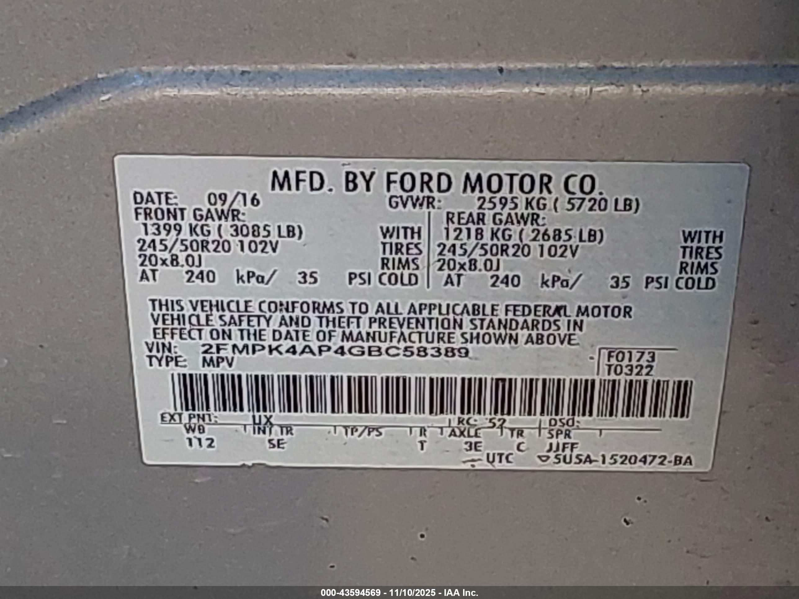 FORD EDGE image 9