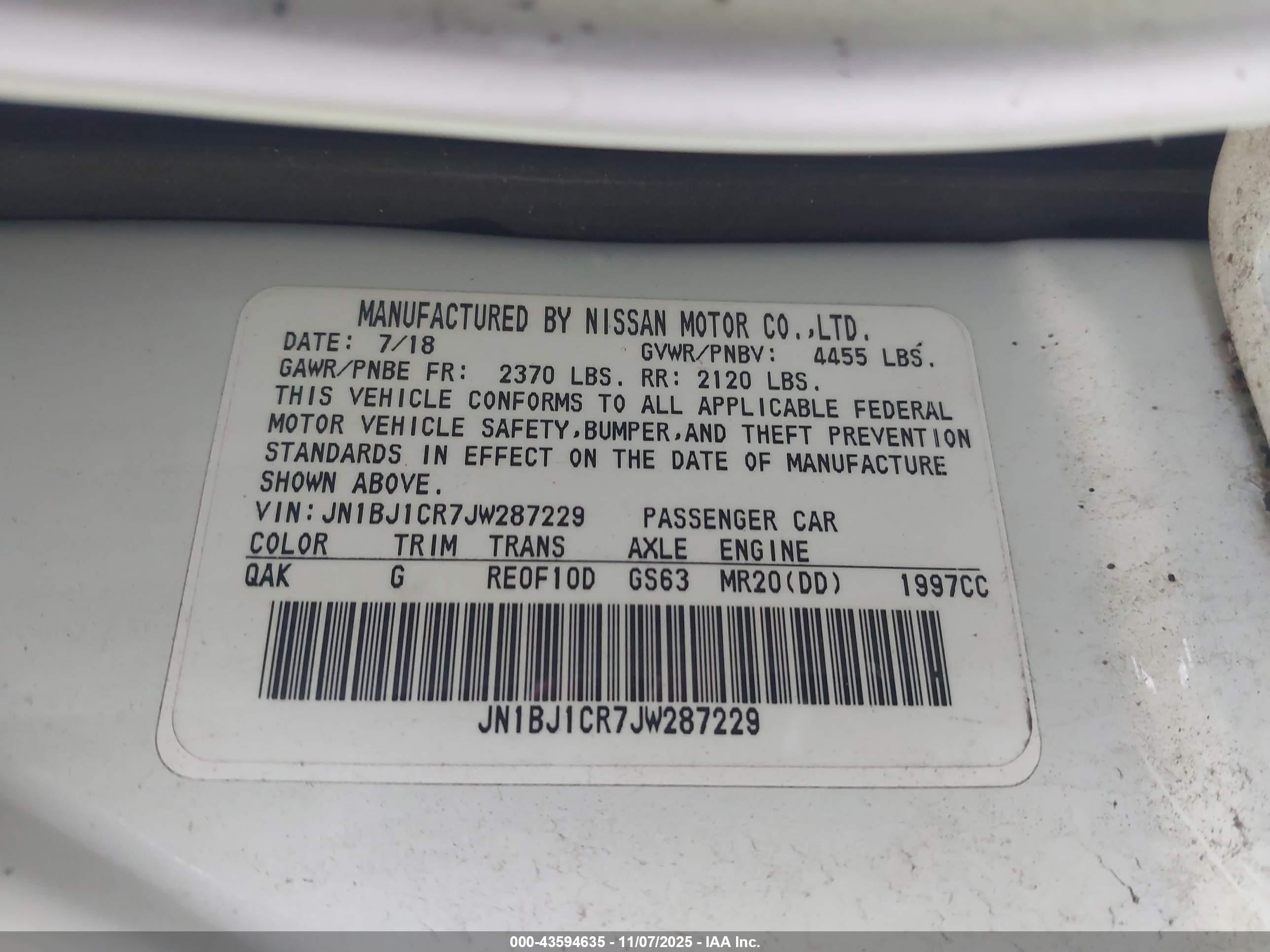 NISSAN ROGUE image 9