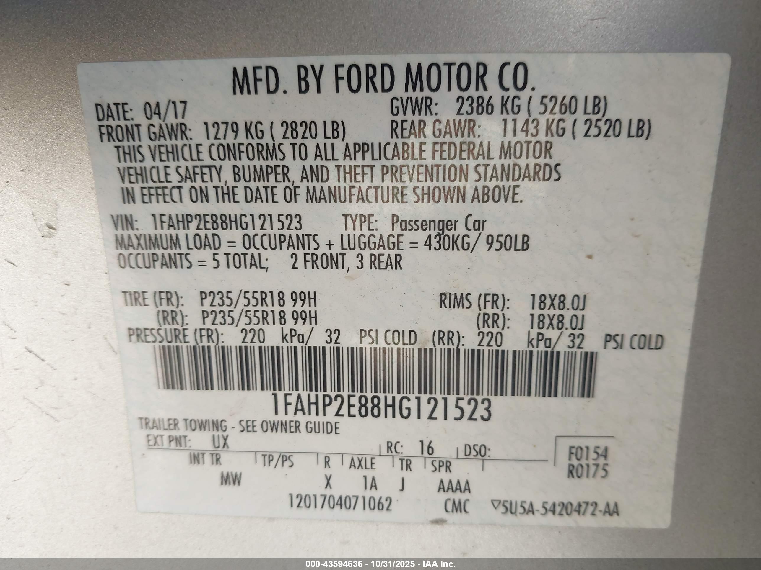 FORD TAURUS image 9