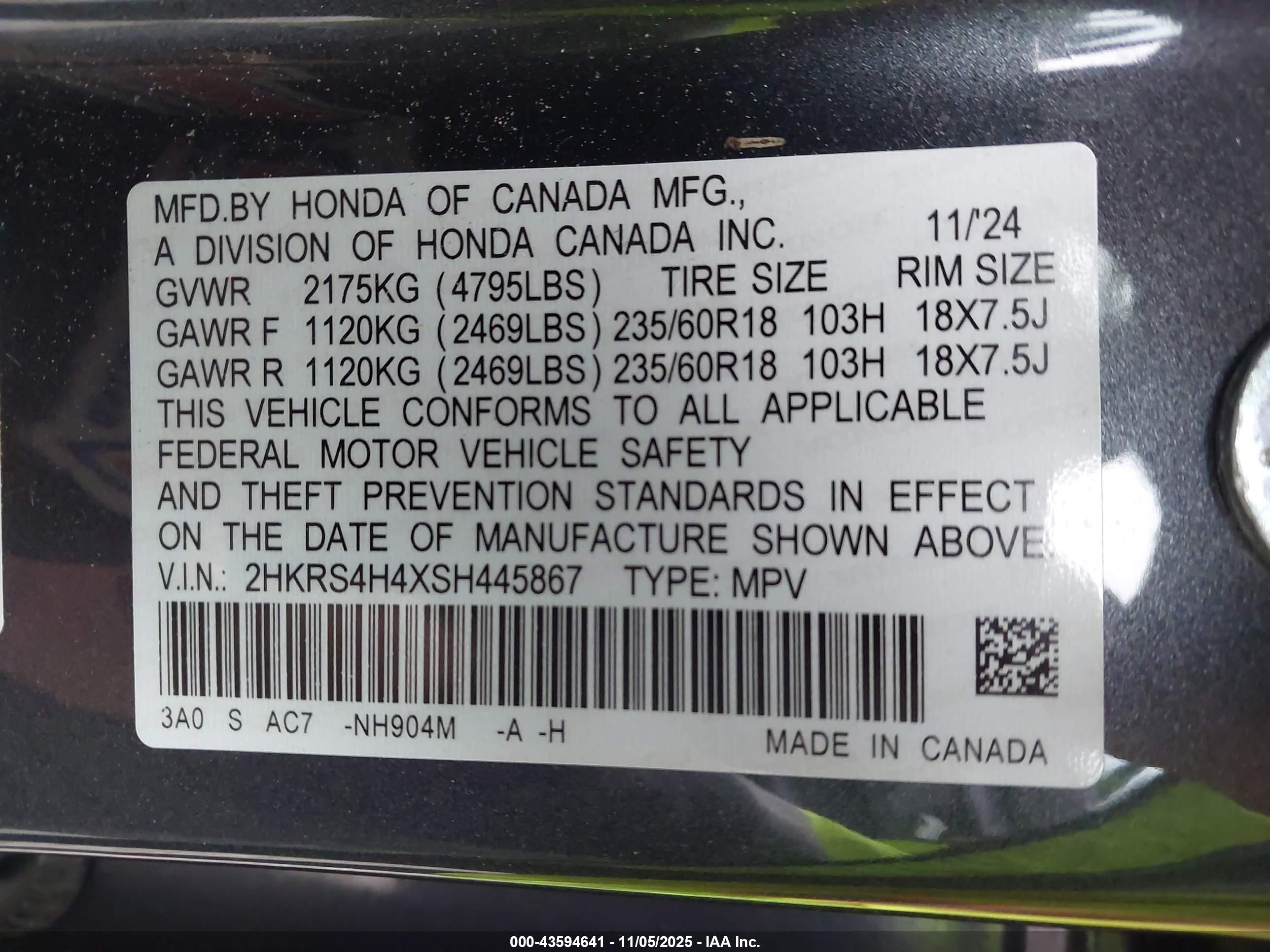 HONDA CR-V image 9