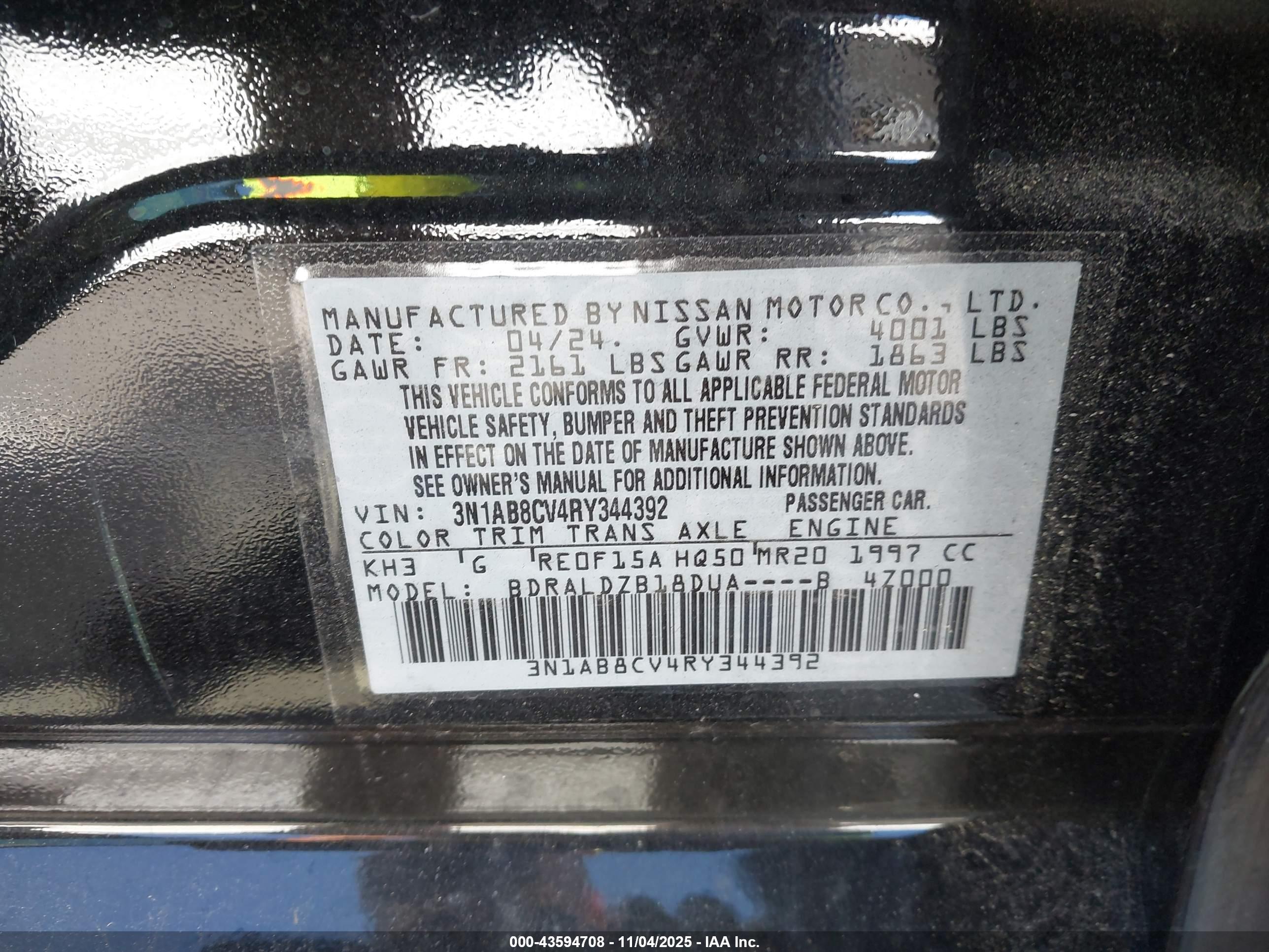 NISSAN SENTRA image 9