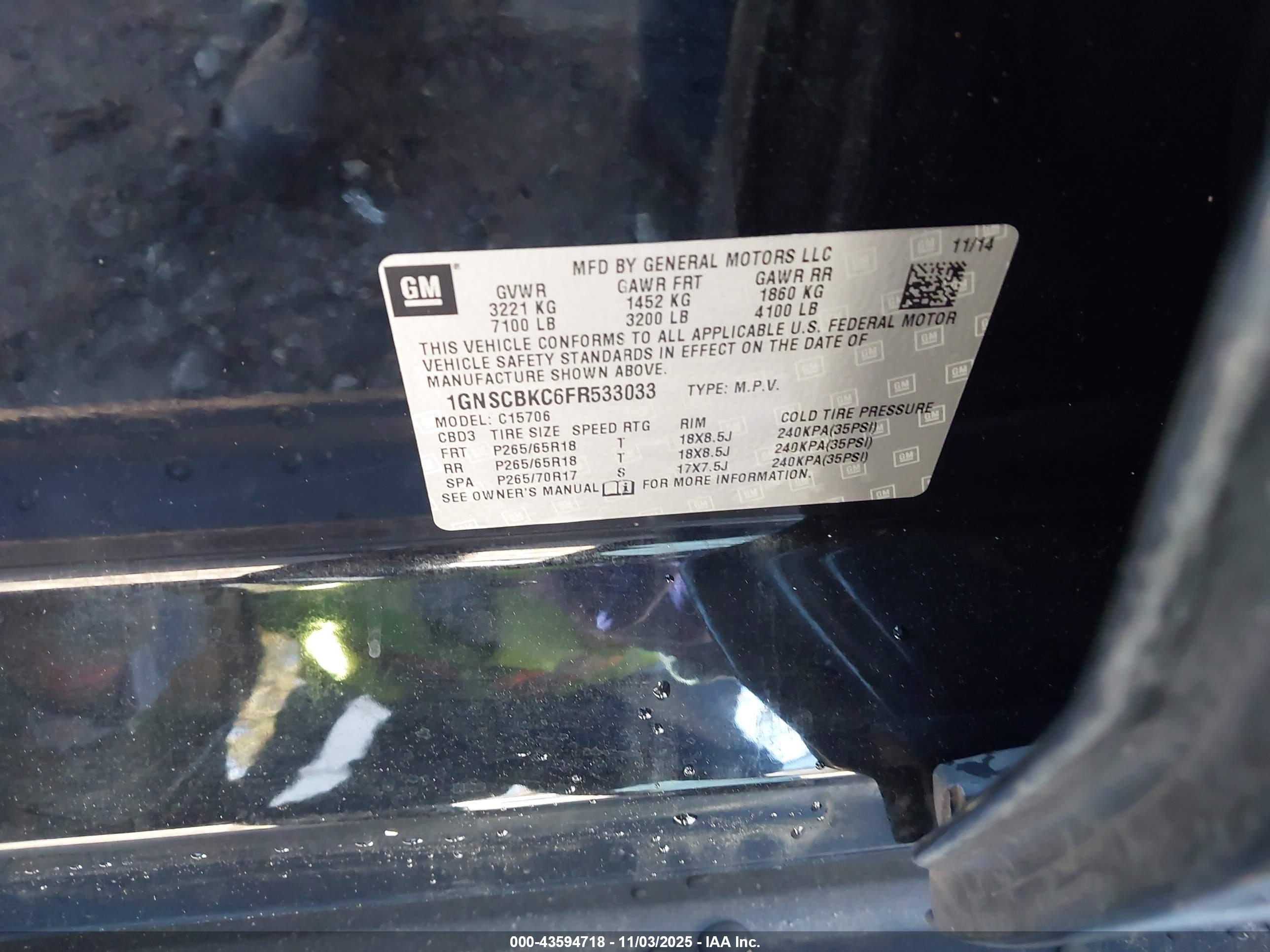 CHEVROLET TAHOE image 9