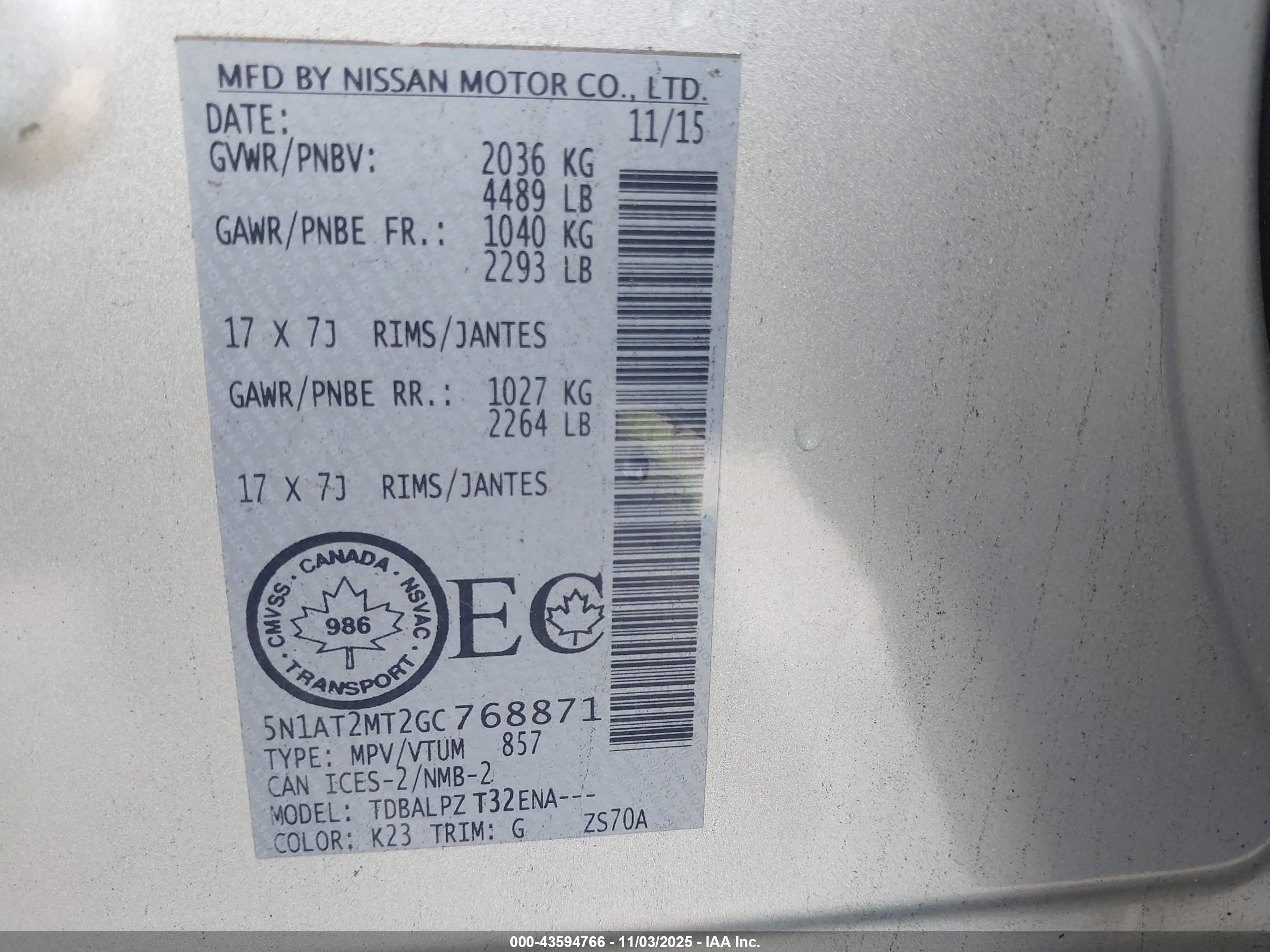 NISSAN ROGUE image 9