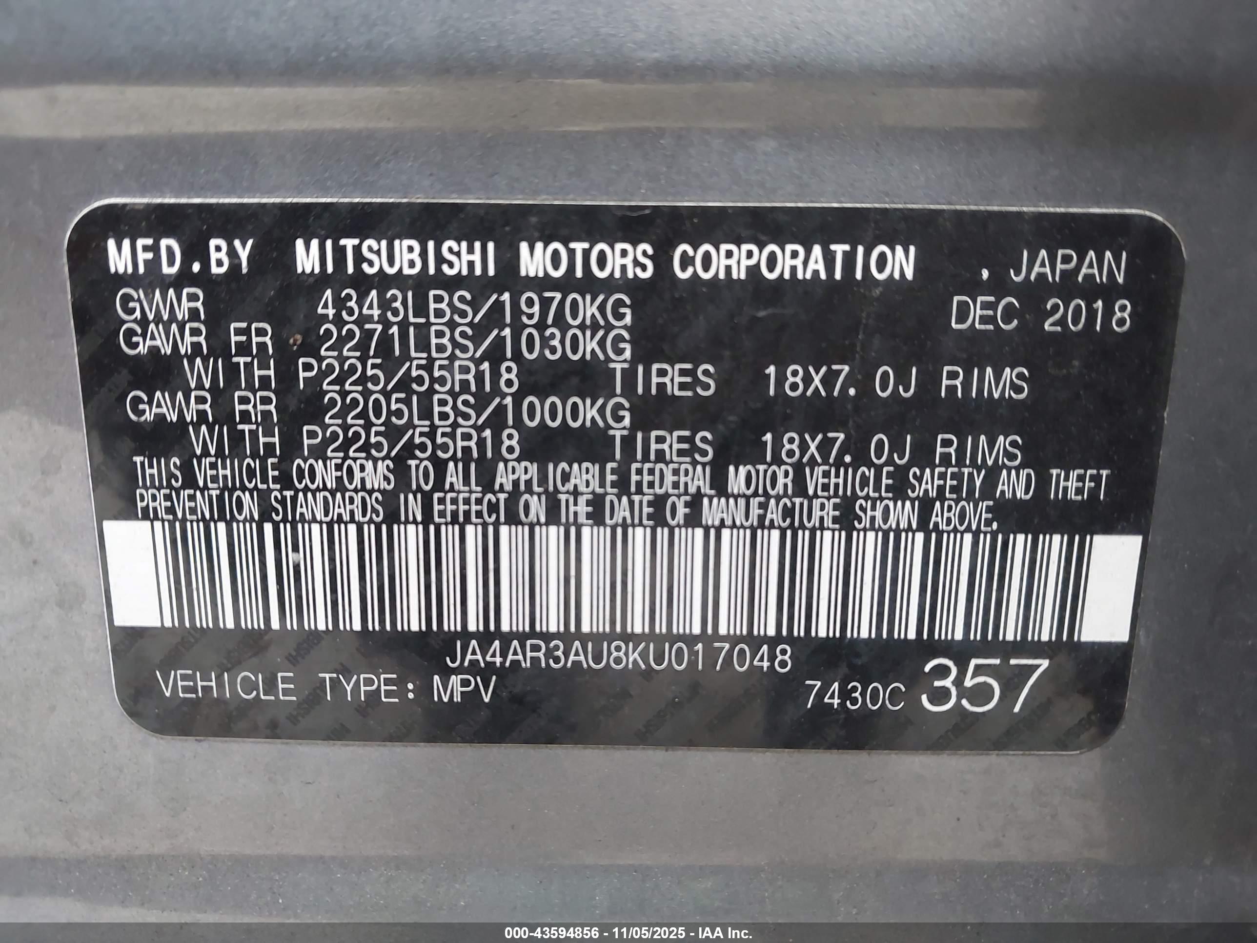MITSUBISHI OUTLANDER image 9