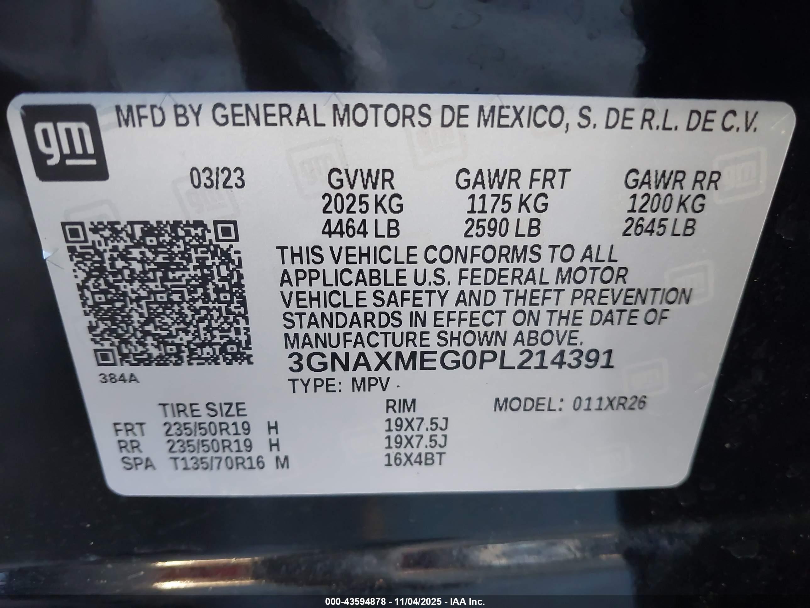 CHEVROLET EQUINOX image 9