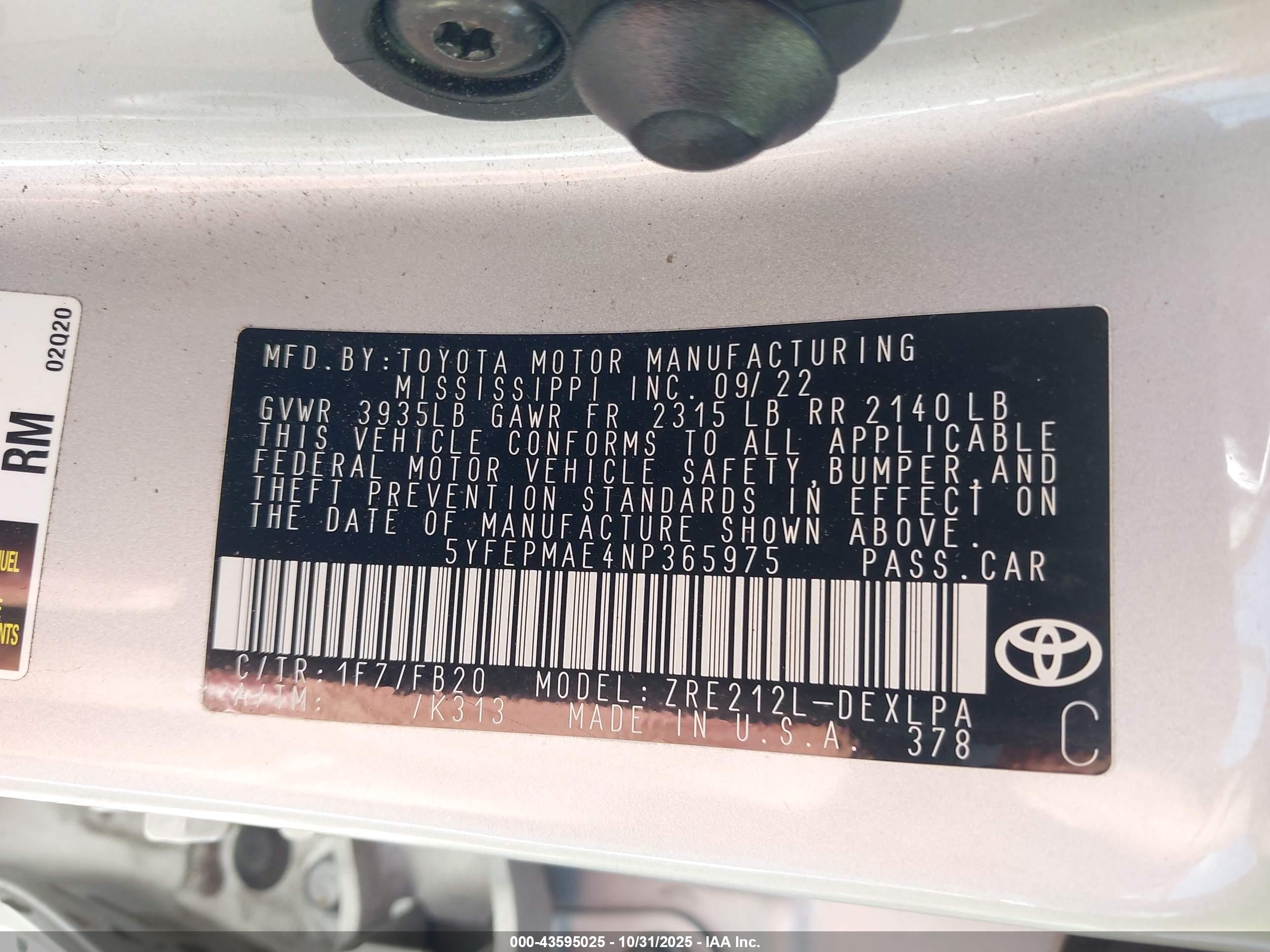 TOYOTA COROLLA image 9