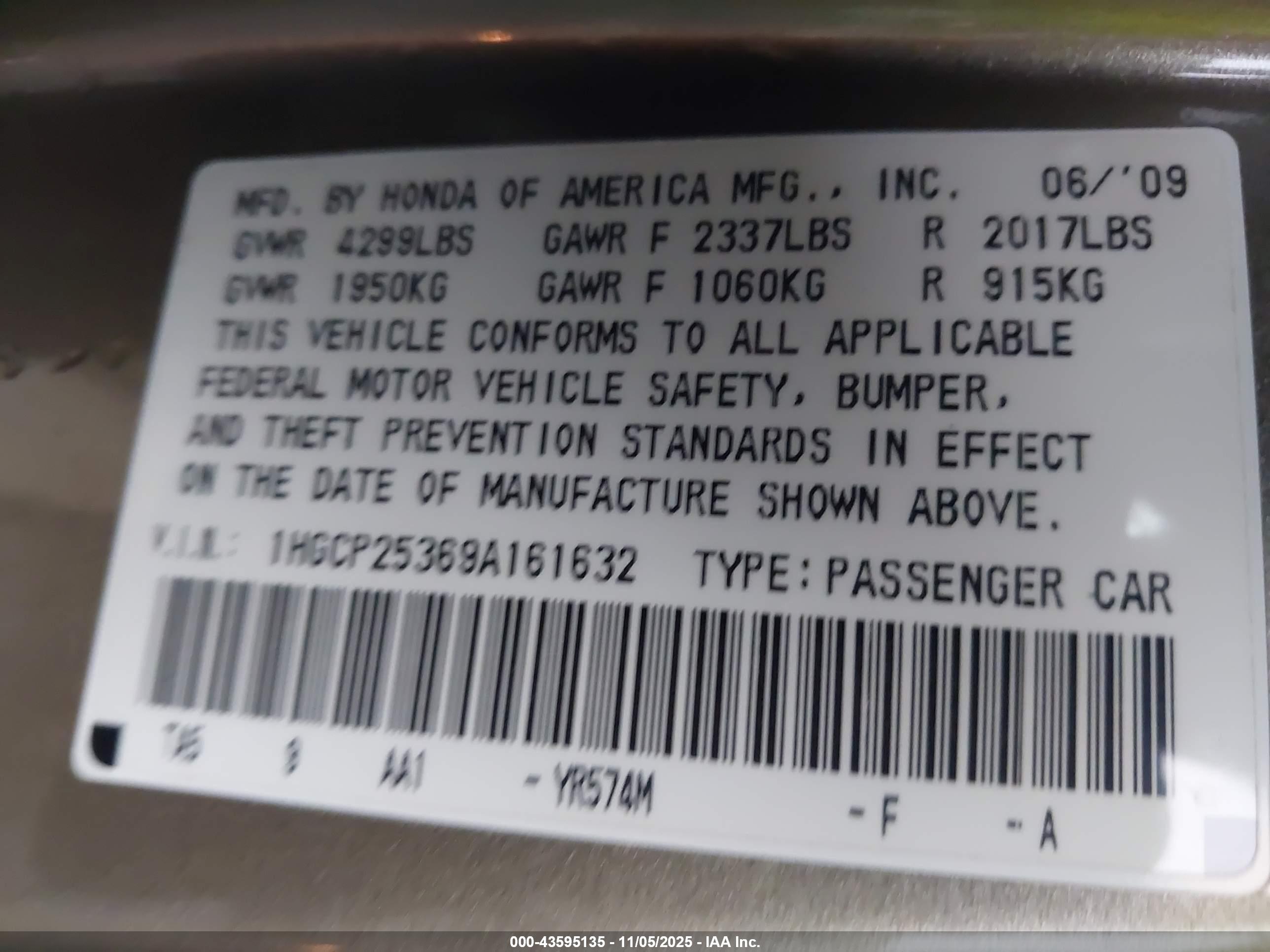 HONDA ACCORD image 9