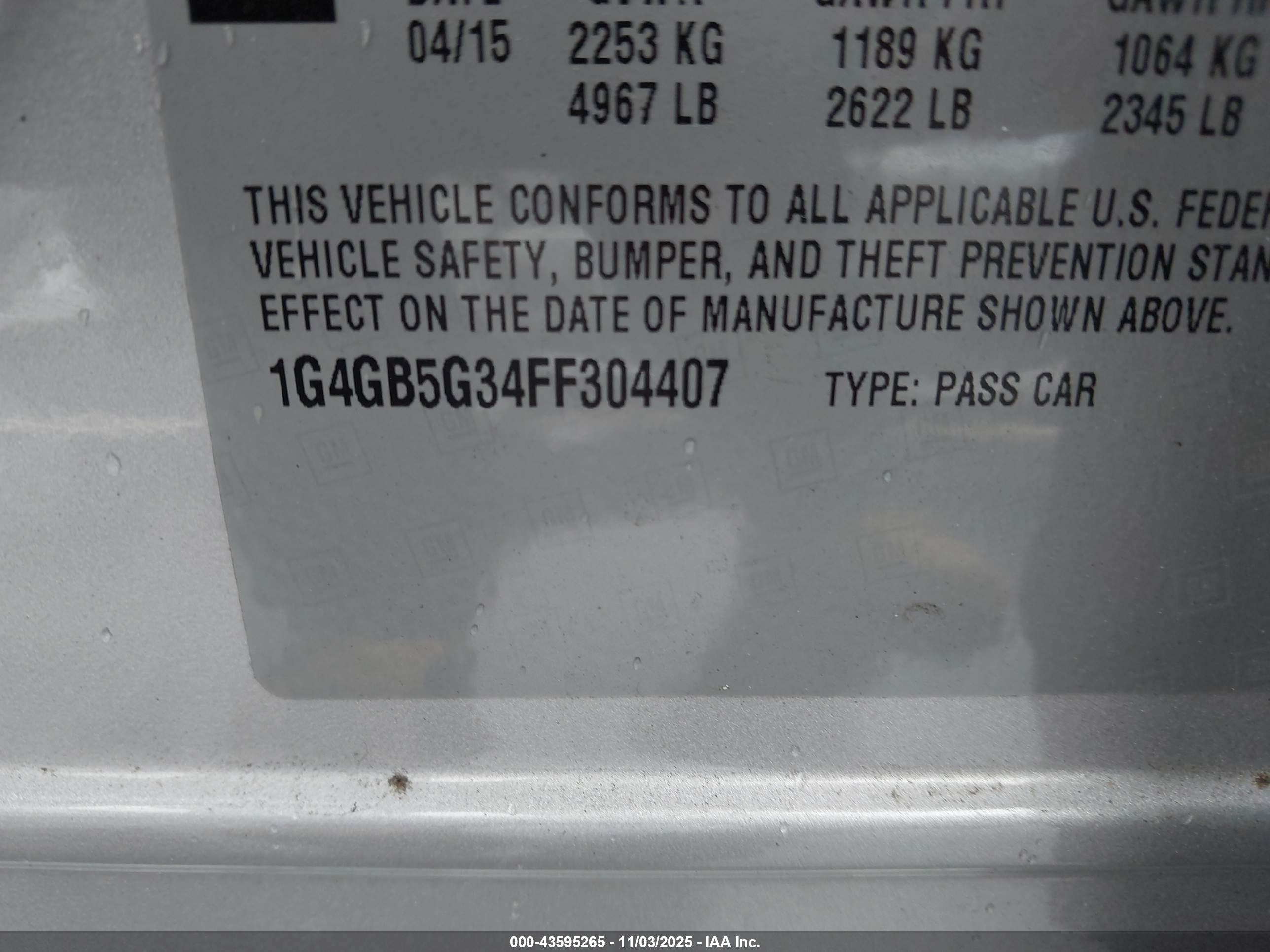 BUICK LACROSSE image 9