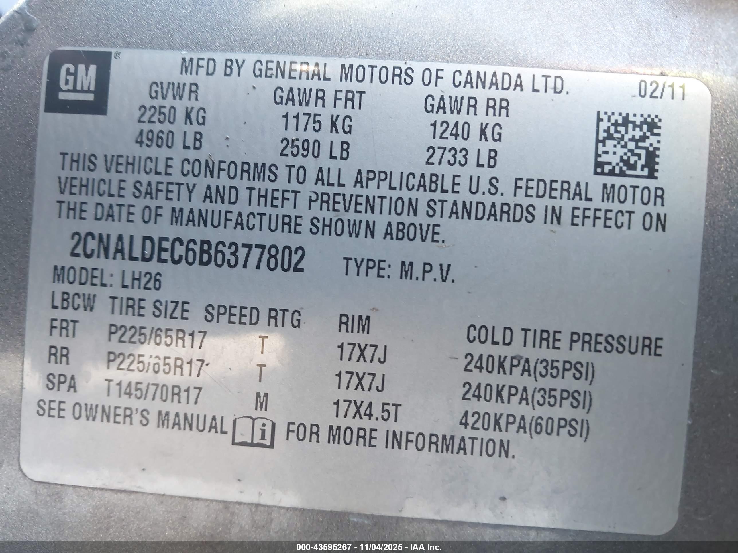 CHEVROLET EQUINOX image 9