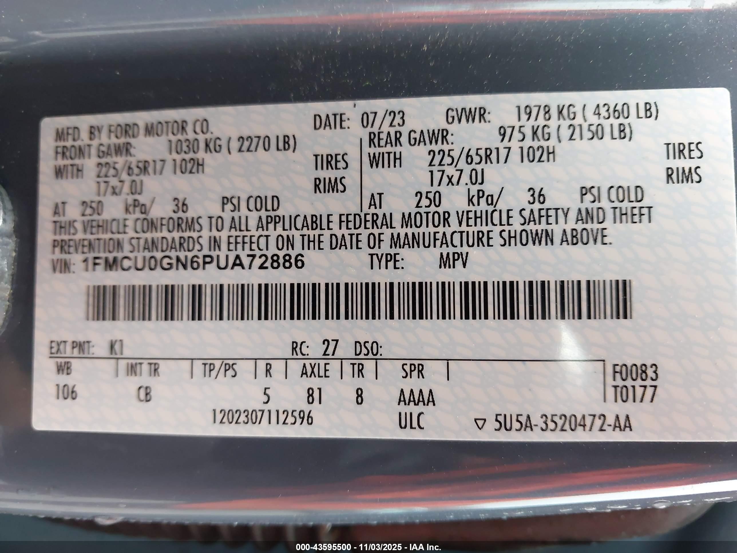 FORD ESCAPE image 9