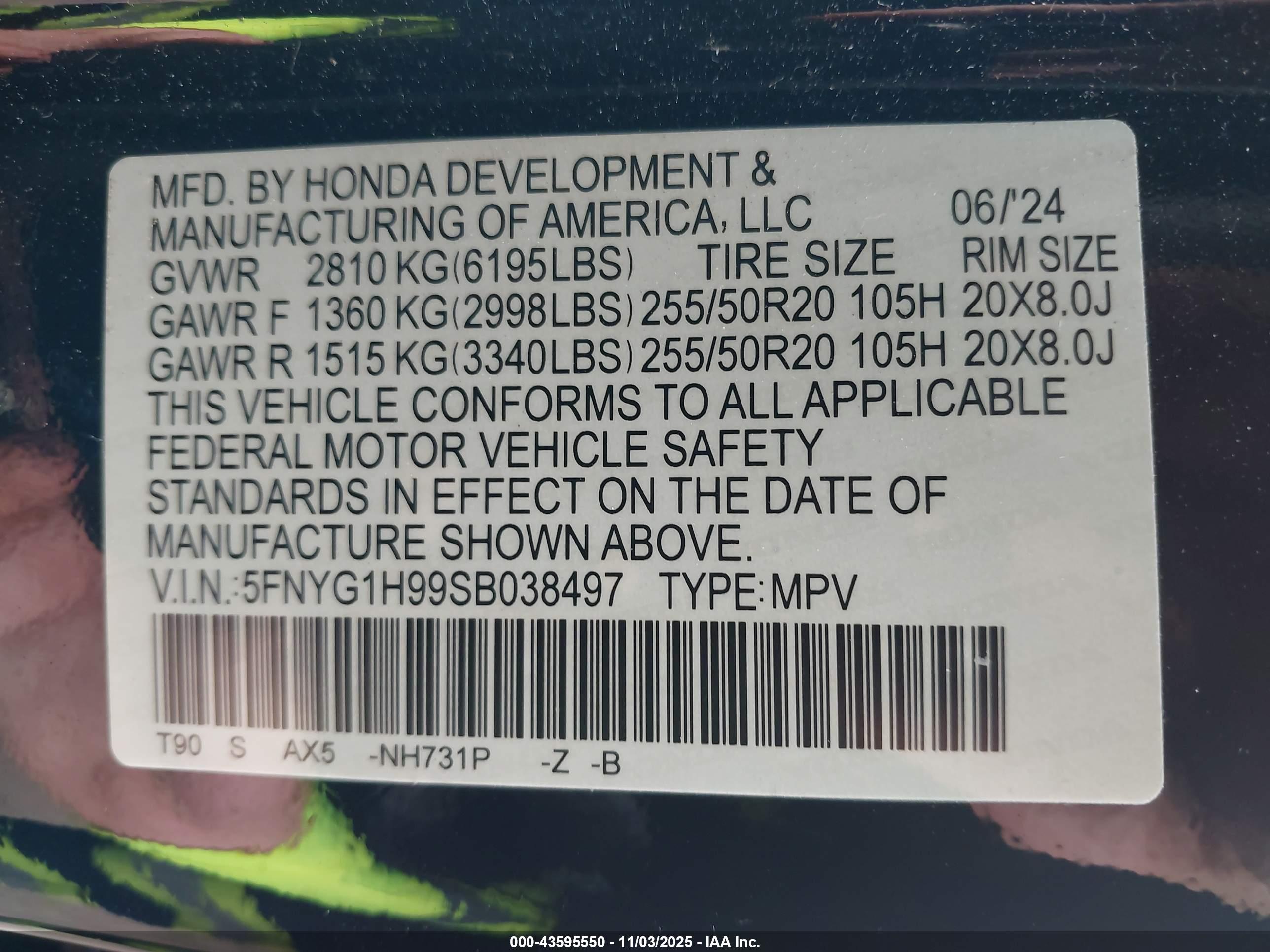 HONDA PILOT image 9