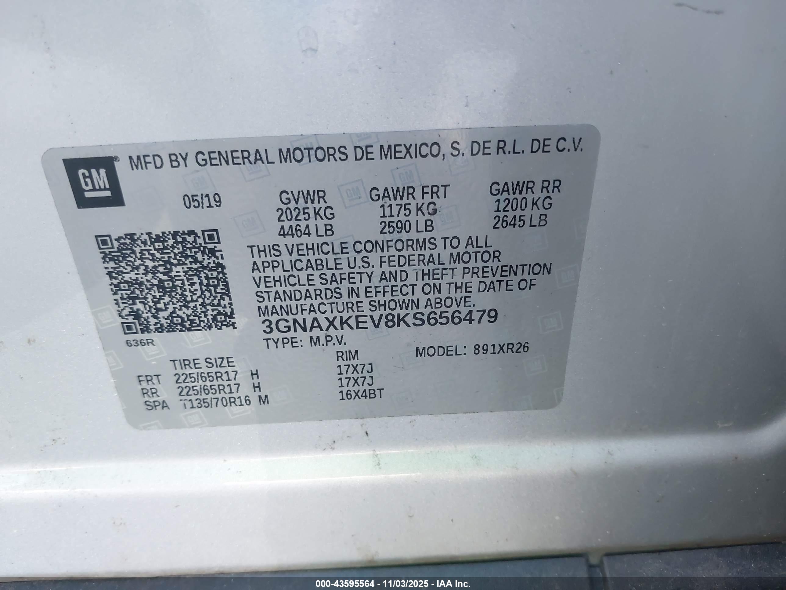 CHEVROLET EQUINOX image 9