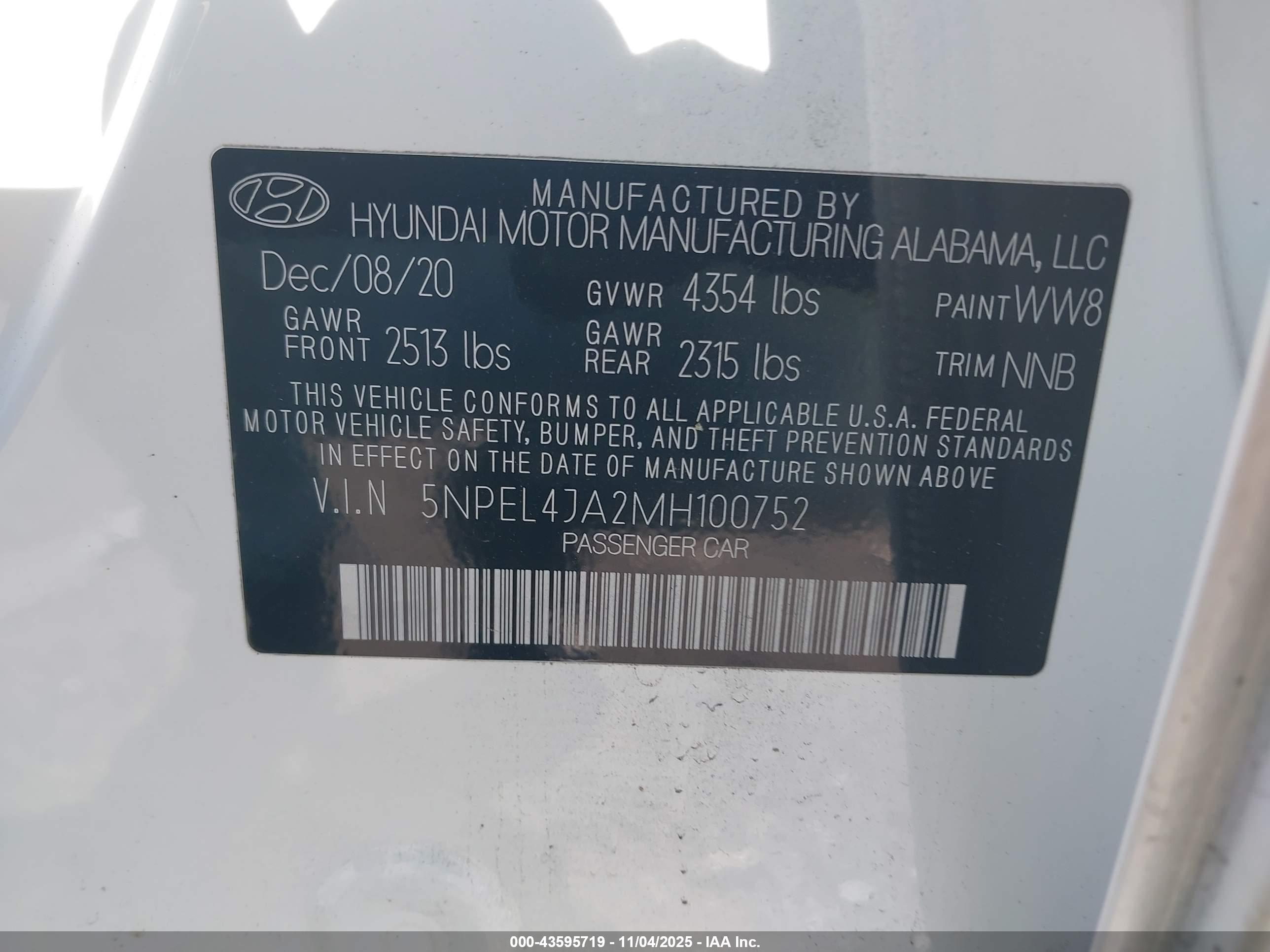 HYUNDAI SONATA image 9