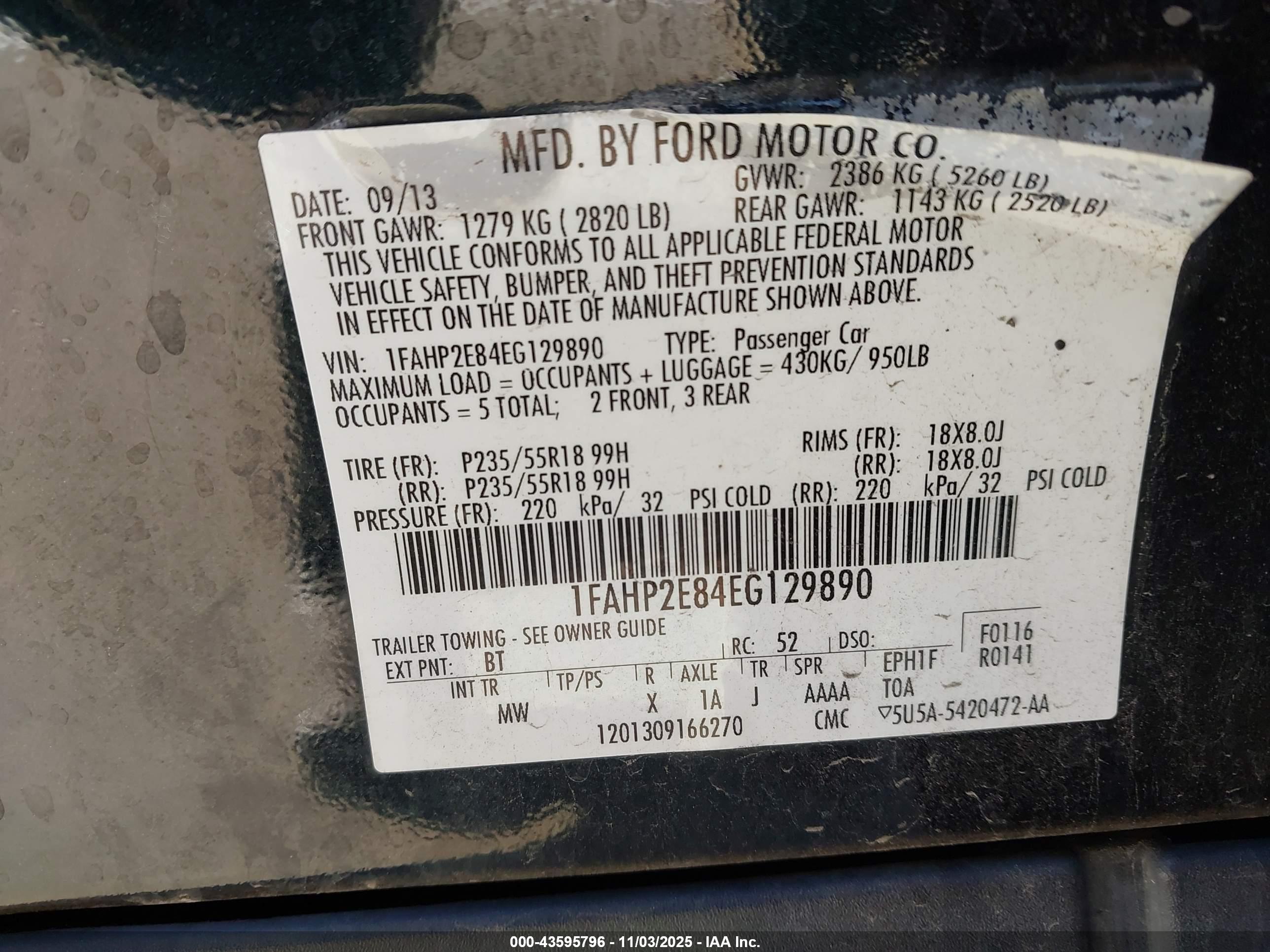FORD TAURUS image 9
