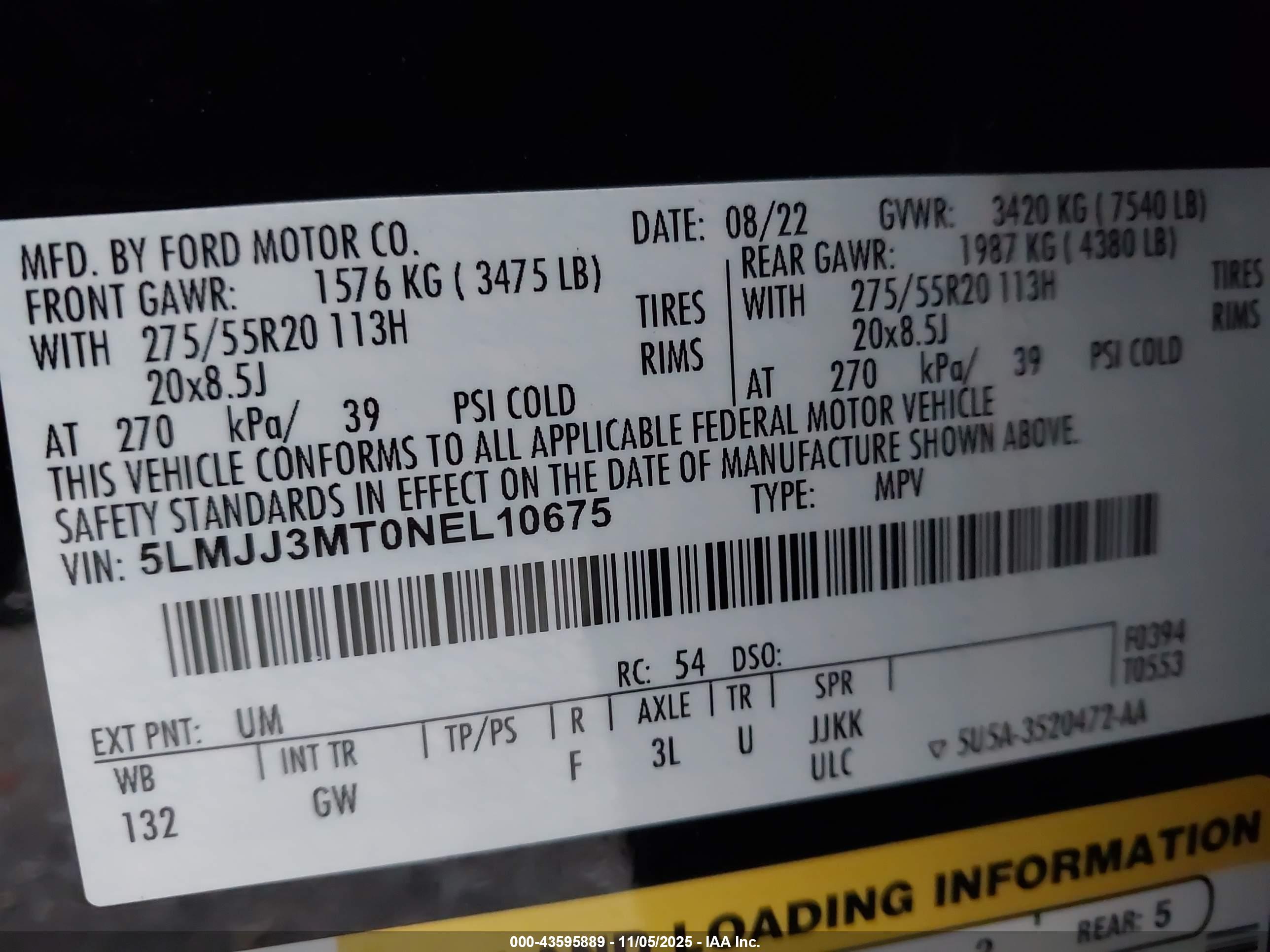 LINCOLN NAVIGATOR image 9