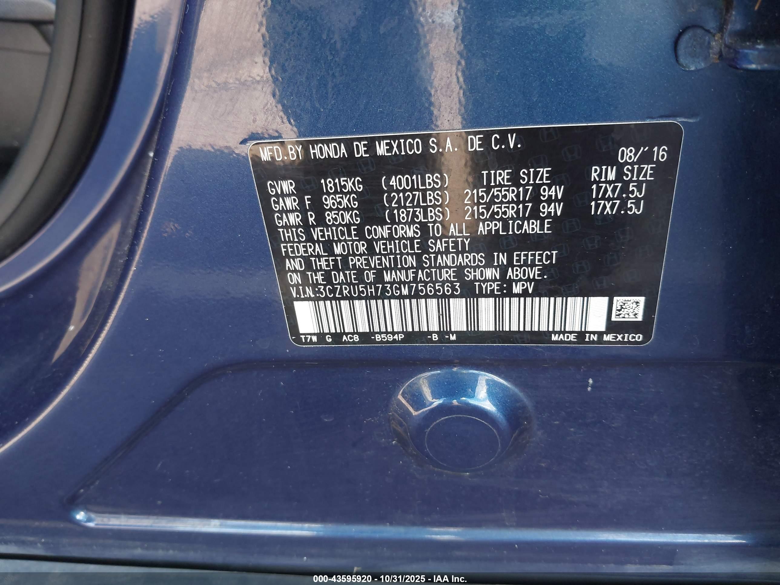 HONDA HR-V image 9
