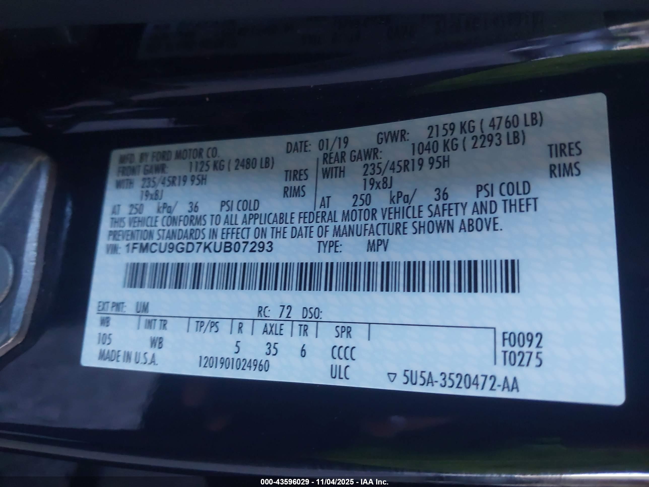 FORD ESCAPE image 9