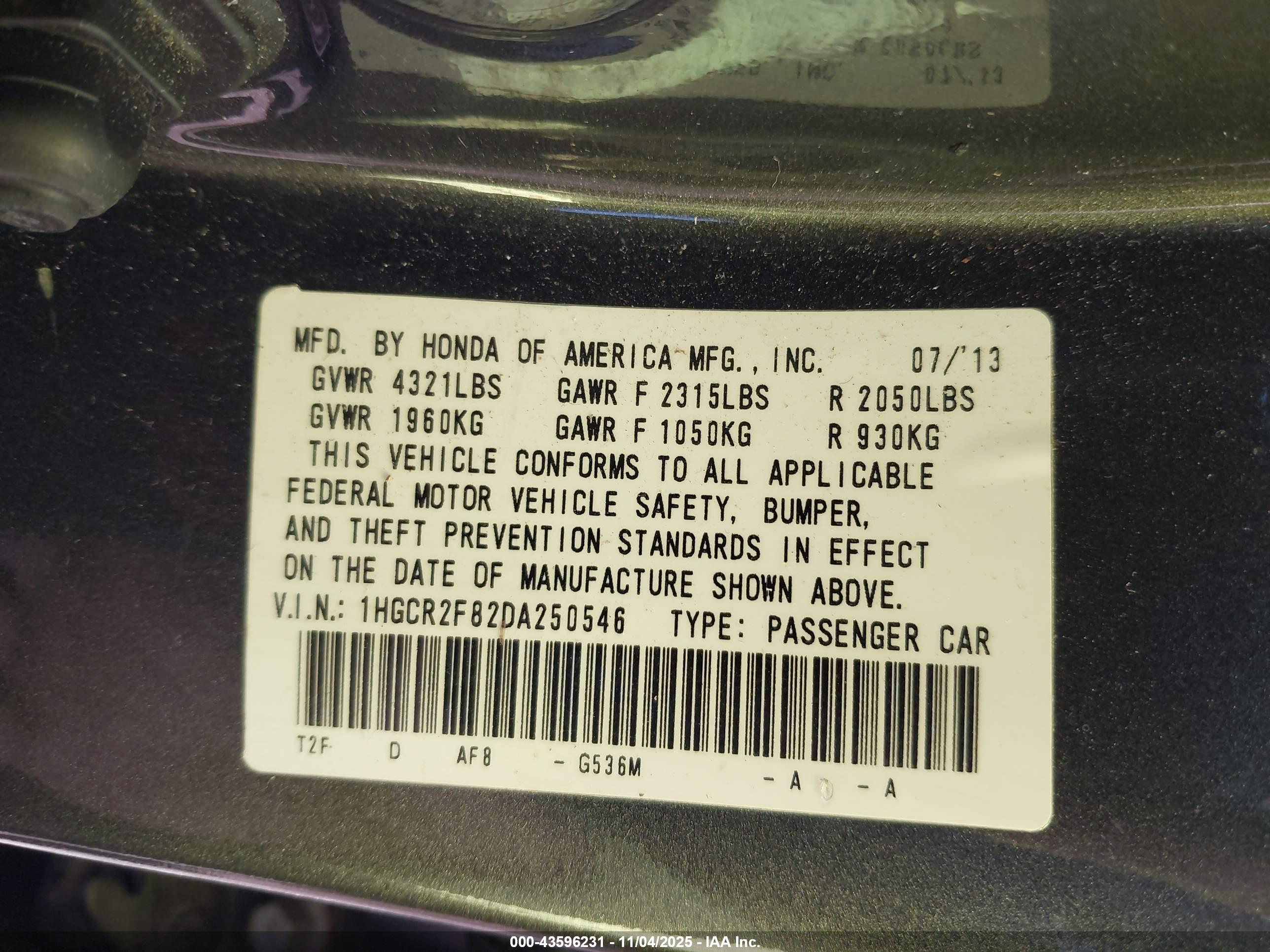 HONDA ACCORD image 9