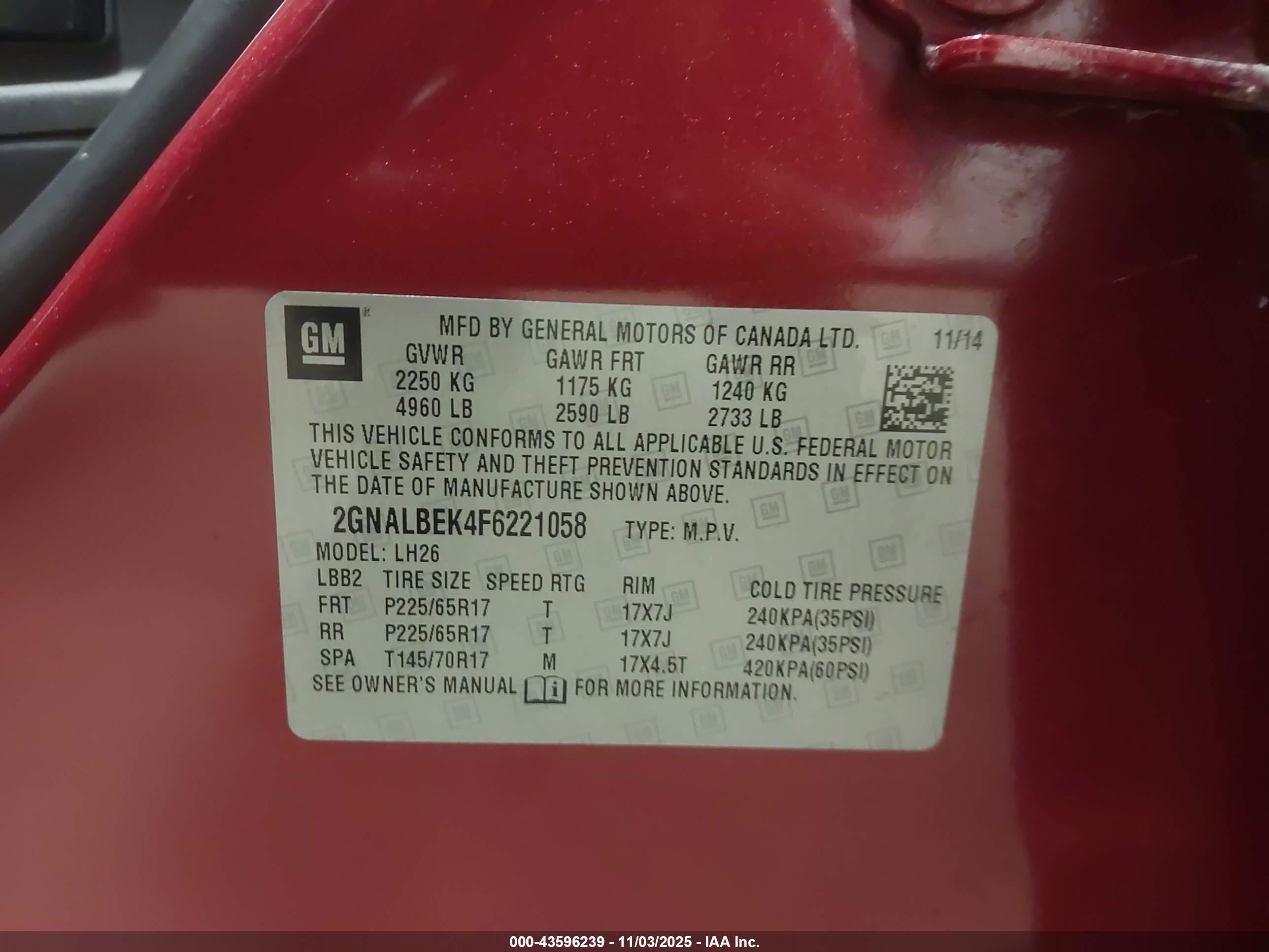 CHEVROLET EQUINOX image 9