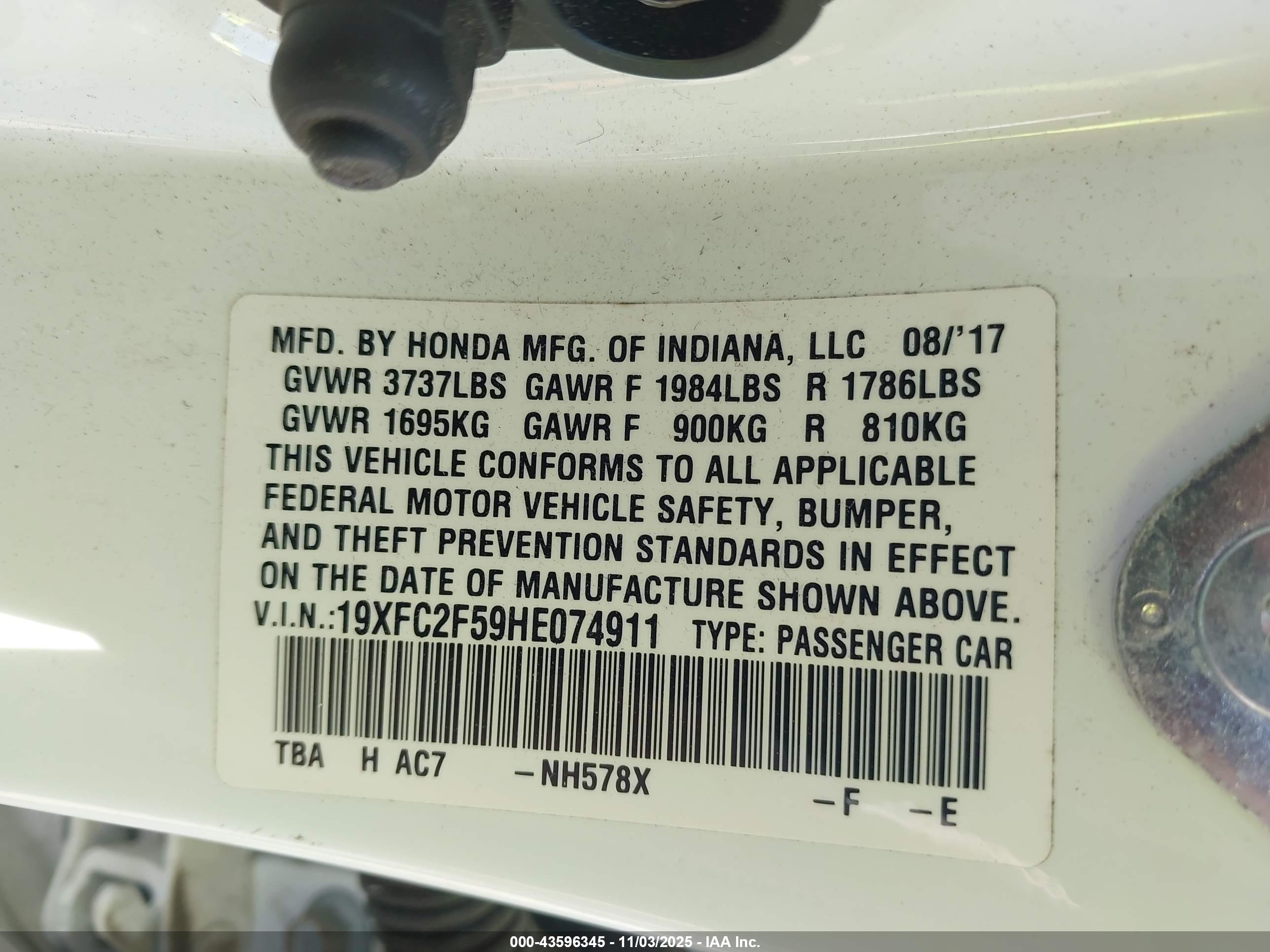 HONDA CIVIC image 9