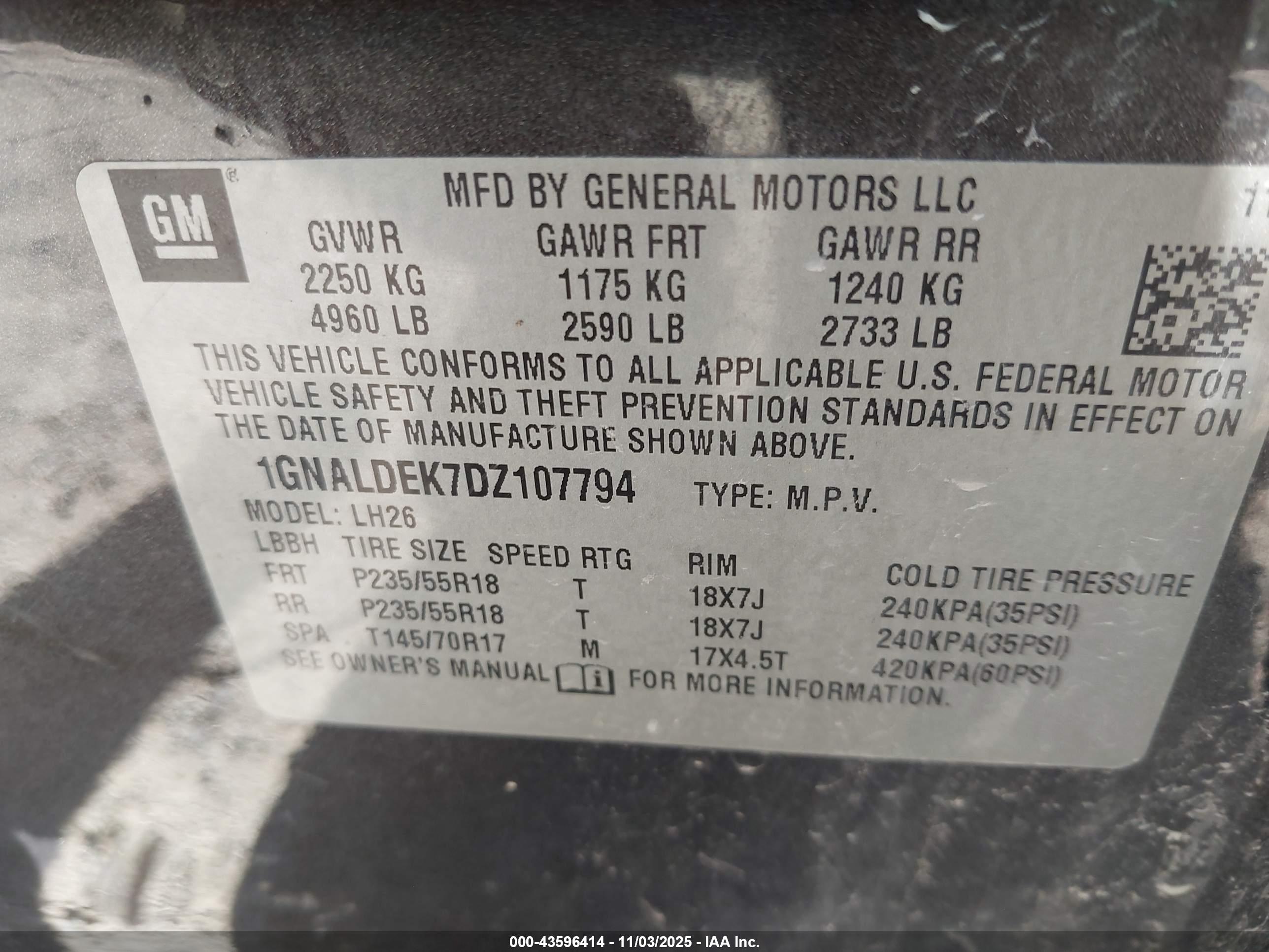 CHEVROLET EQUINOX image 9