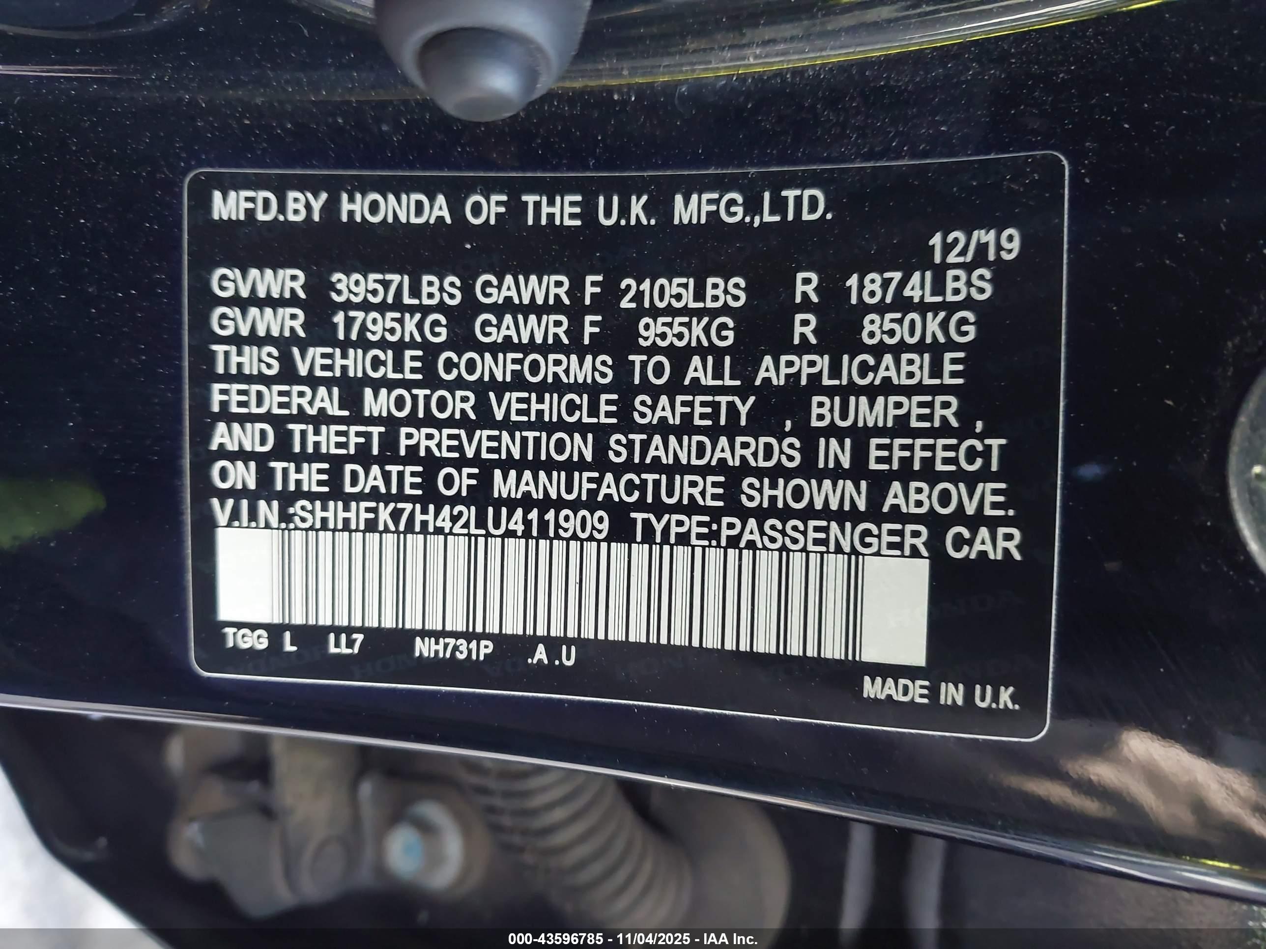 HONDA CIVIC image 9