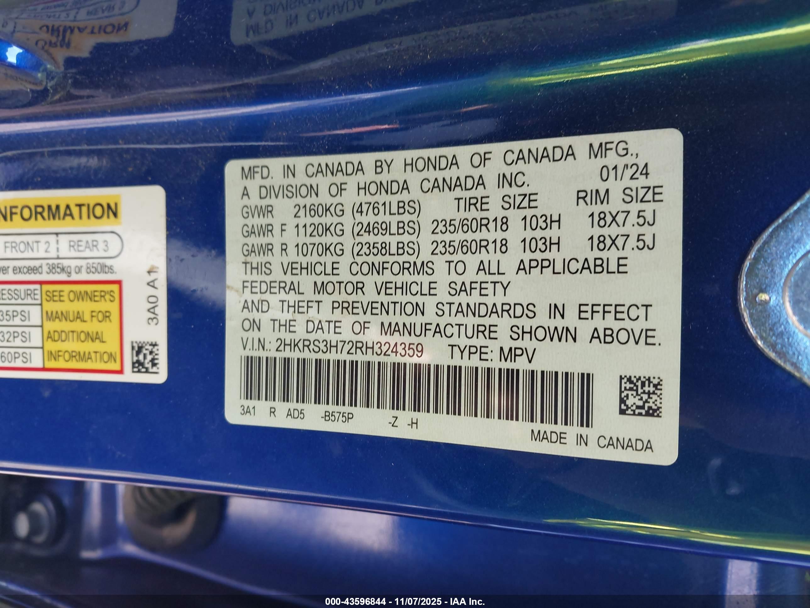 HONDA CR-V image 9