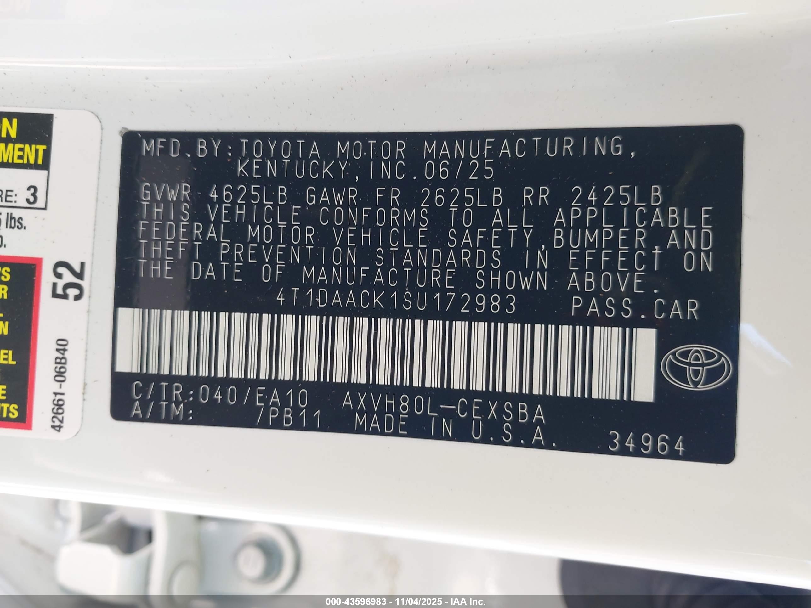 TOYOTA CAMRY image 9