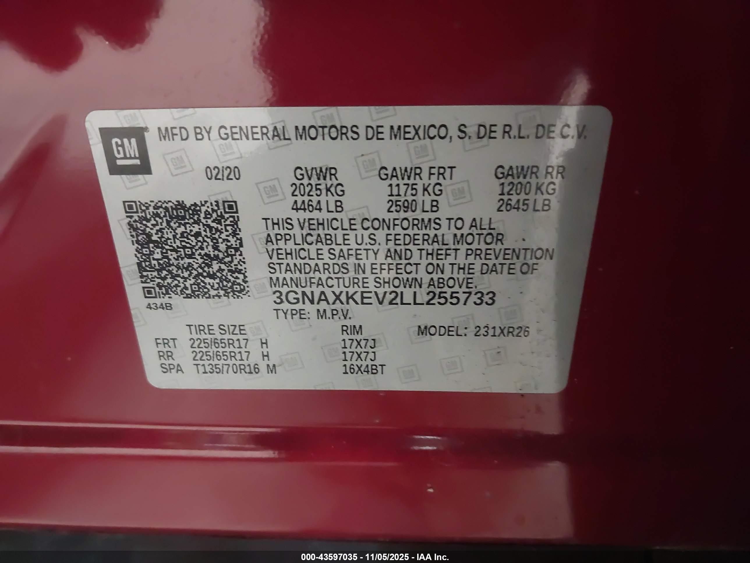 CHEVROLET EQUINOX image 9