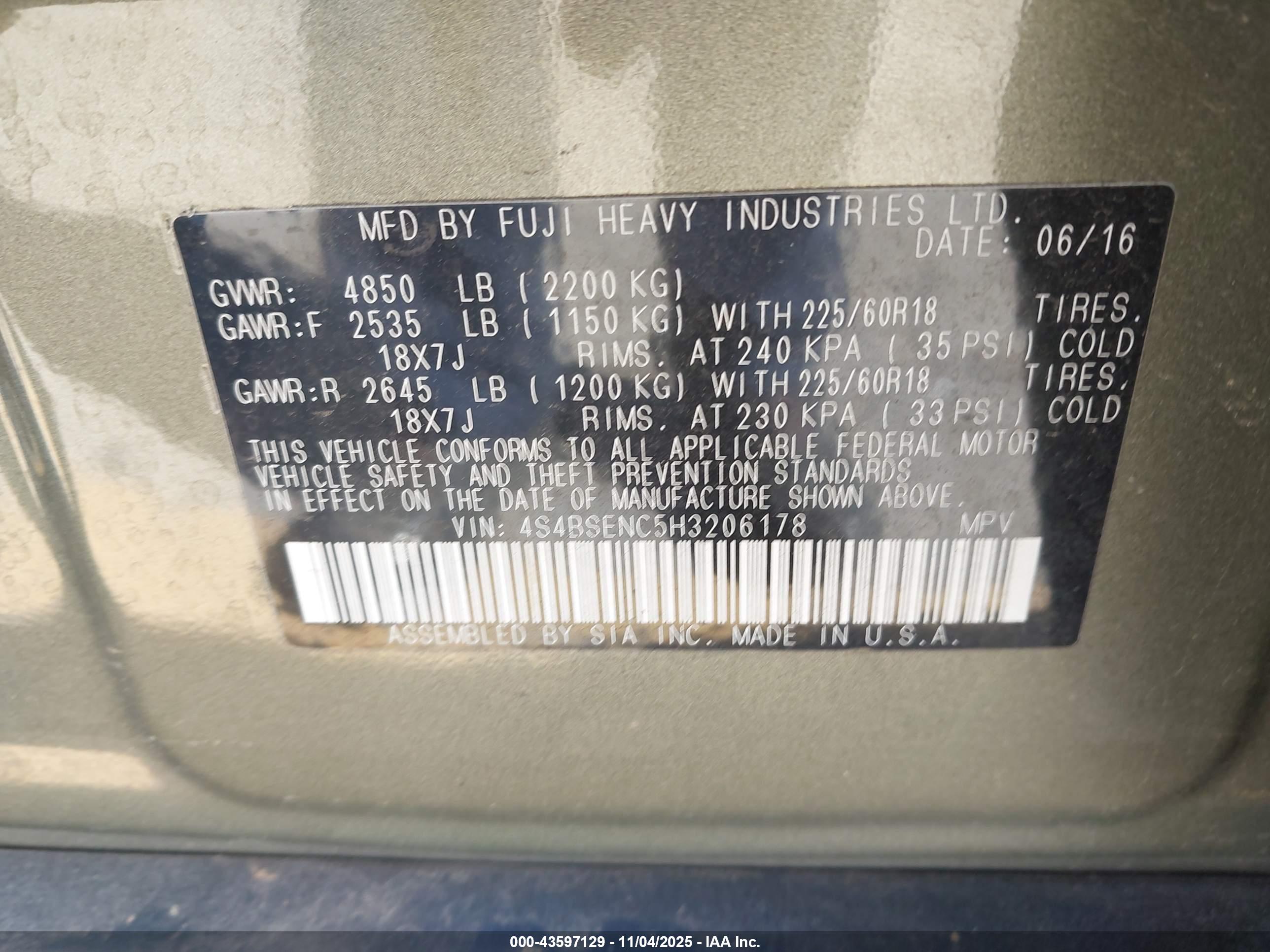 SUBARU OUTBACK image 9