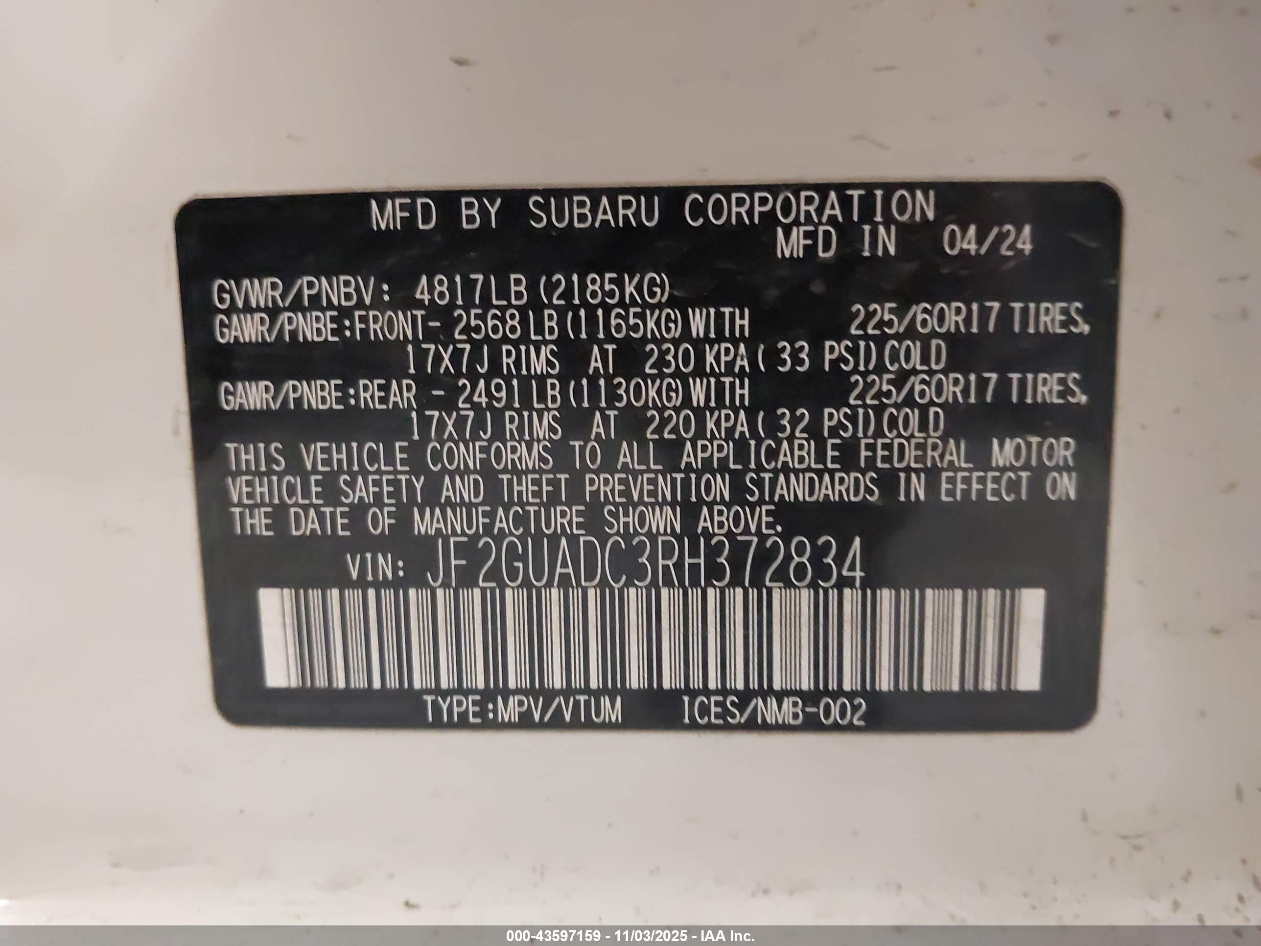 SUBARU CROSSTREK image 9
