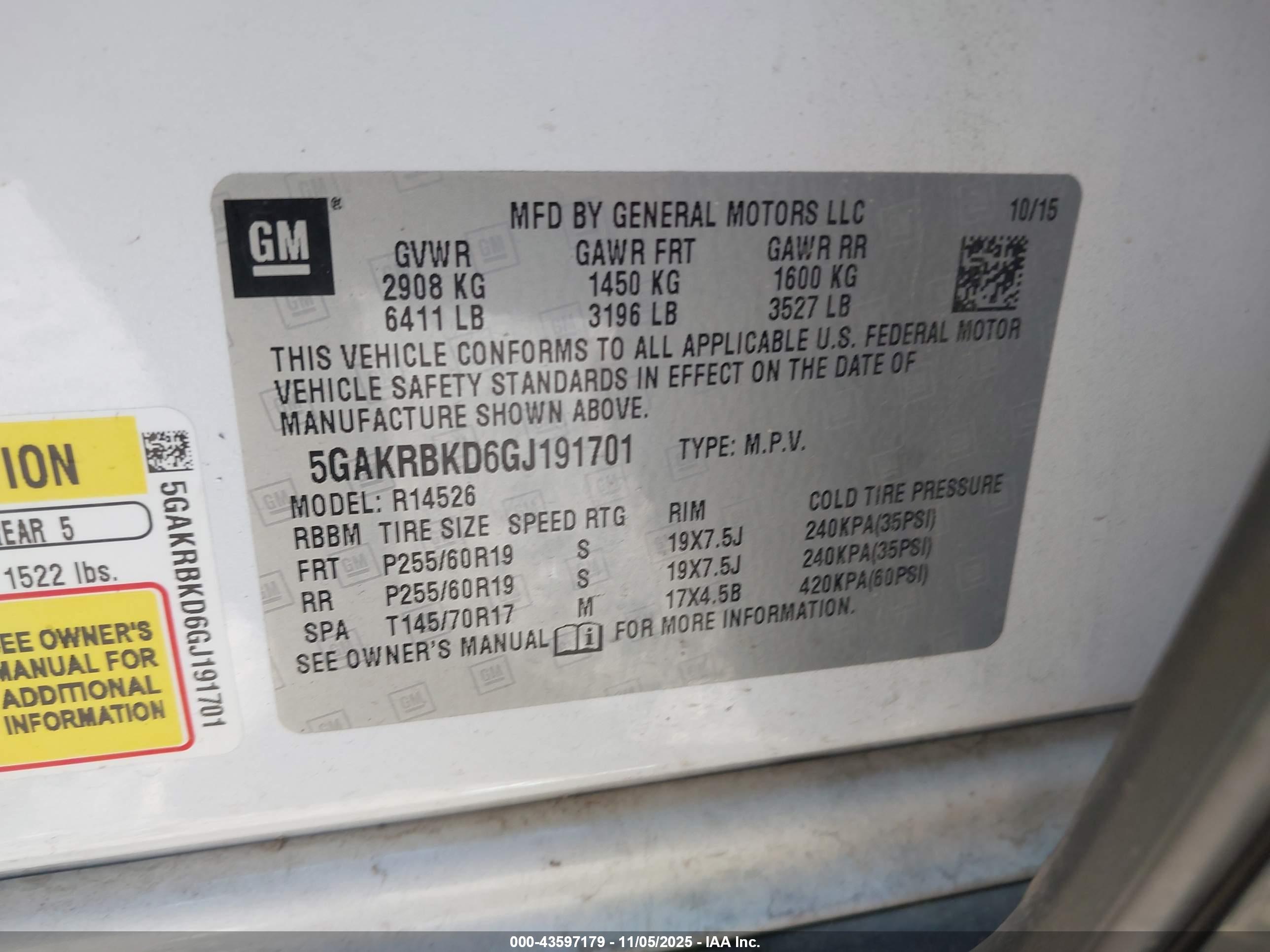 BUICK ENCLAVE image 9